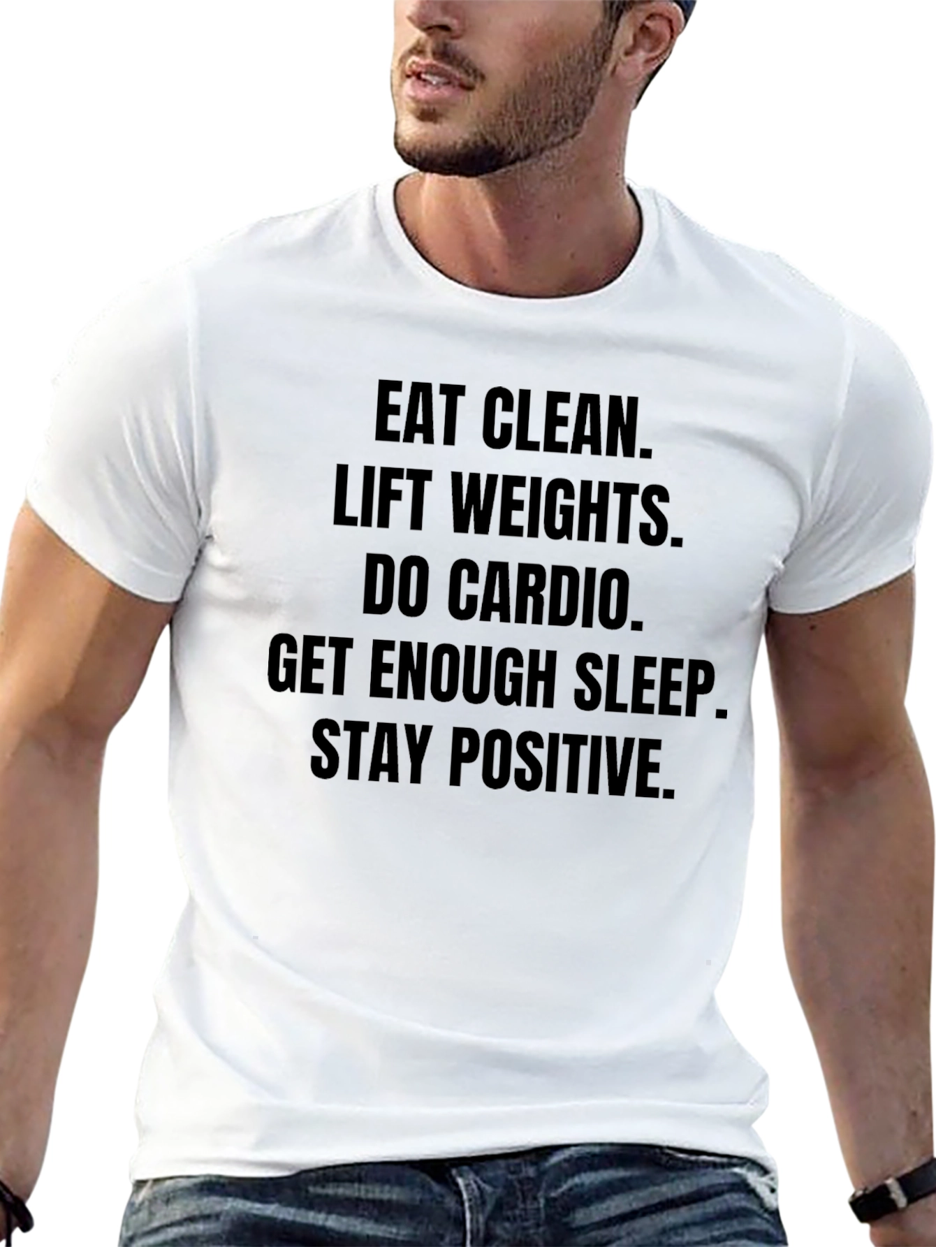 Eat Clean Fitness Motivation T-Shirt