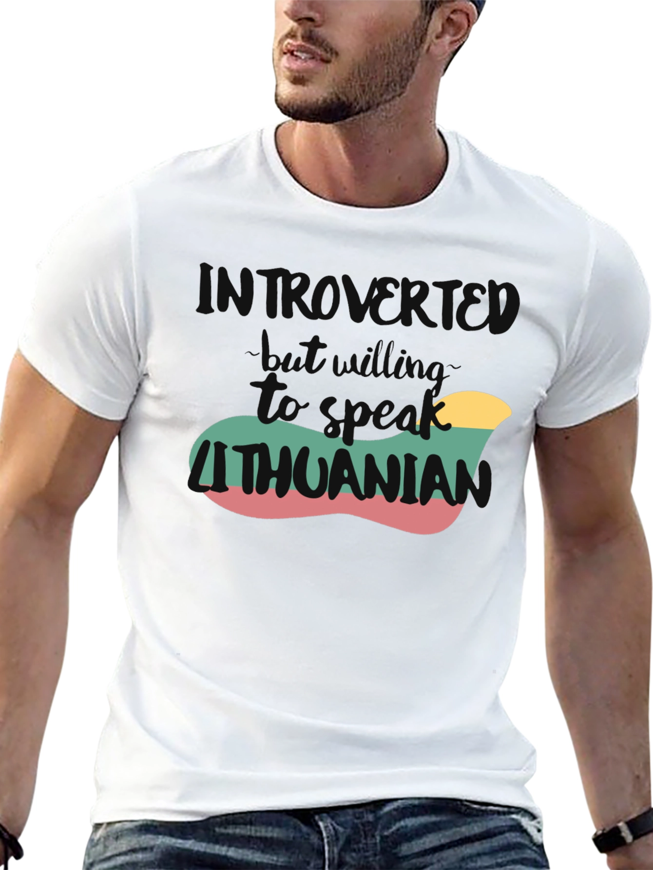Introvert But Willing to Speak Lithuanian T-Shirt