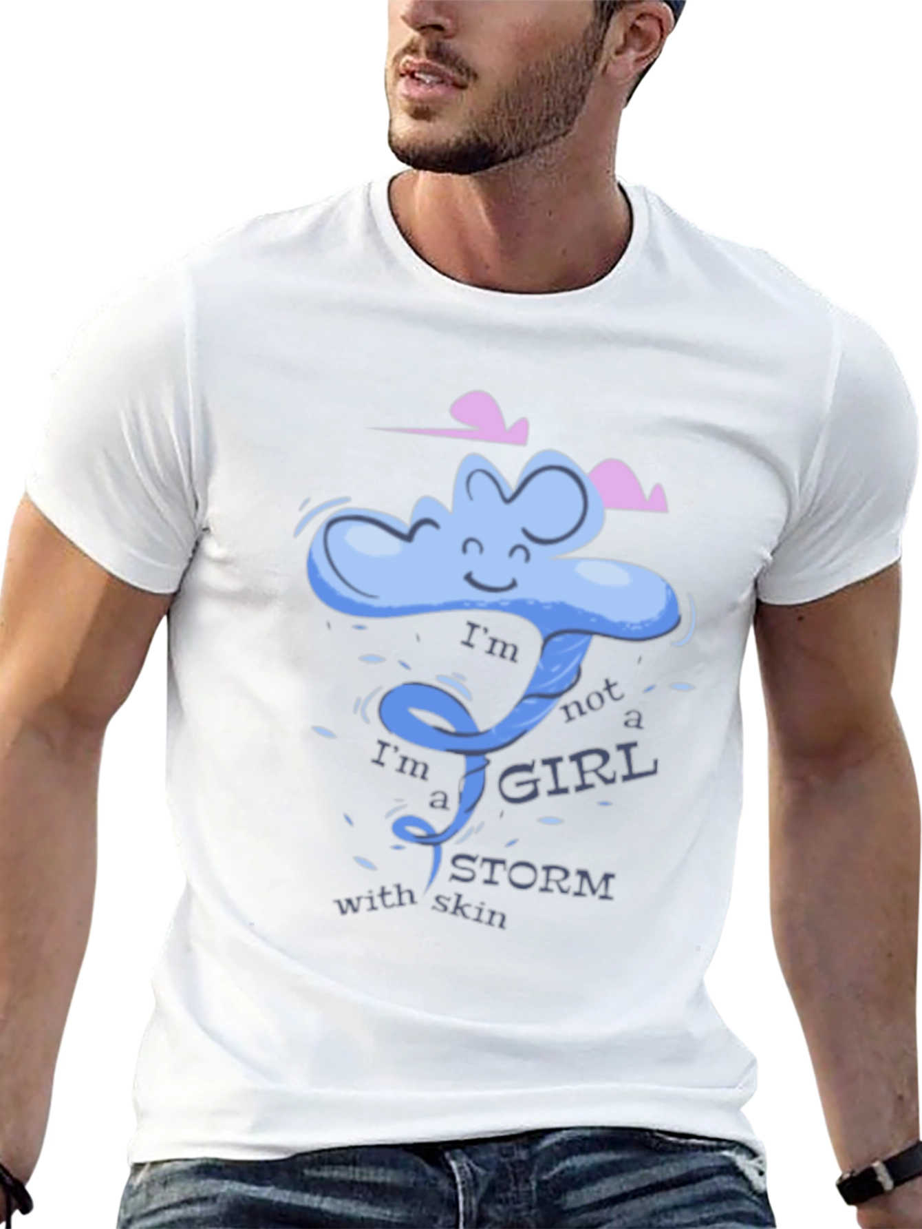 Storm Girl Graphic Tee - Cool Black T-Shirt