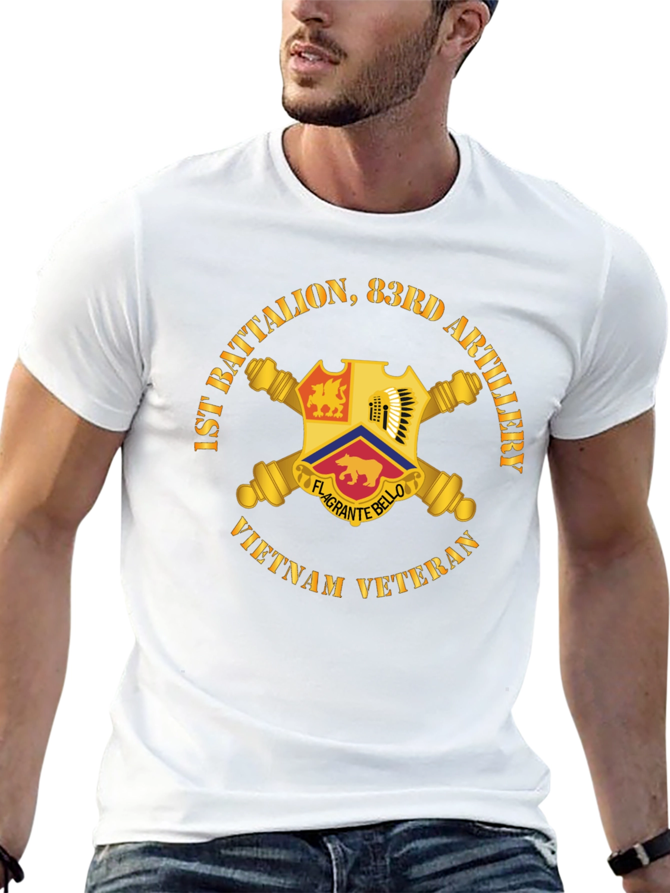 1st Battalion 83rd Artillery Vietnam Veteran T-Shirt