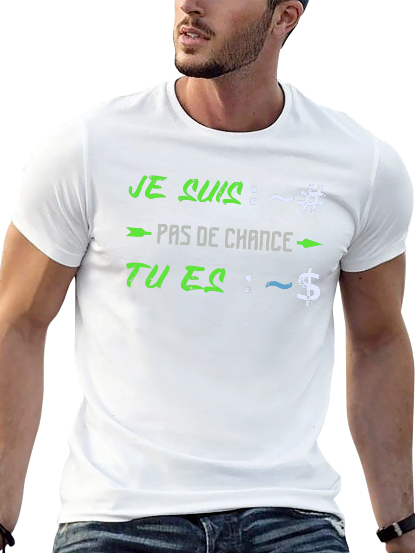 Humorous Slogan T-Shirt - Black