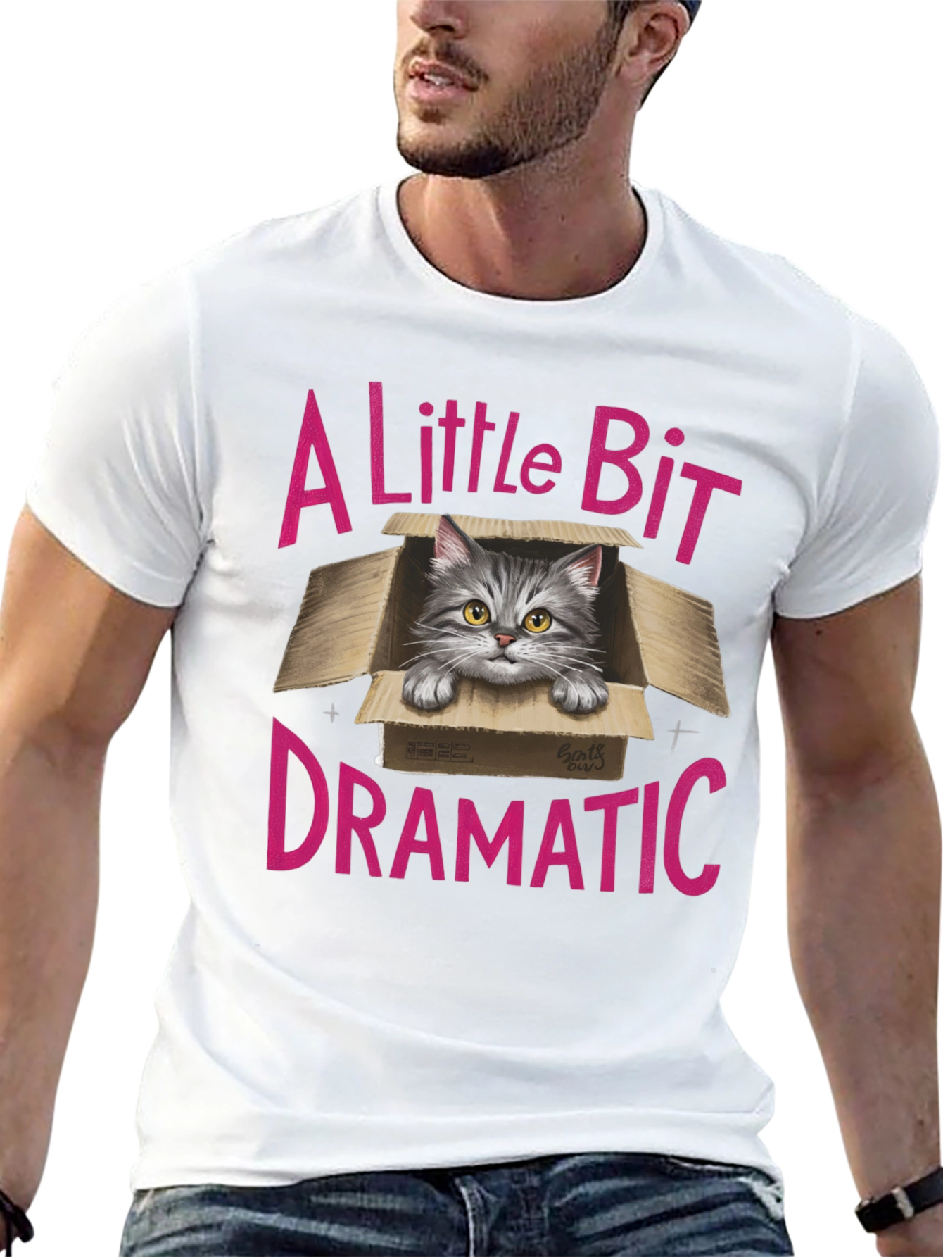 A Little Bit Dramatic Cat T-Shirt