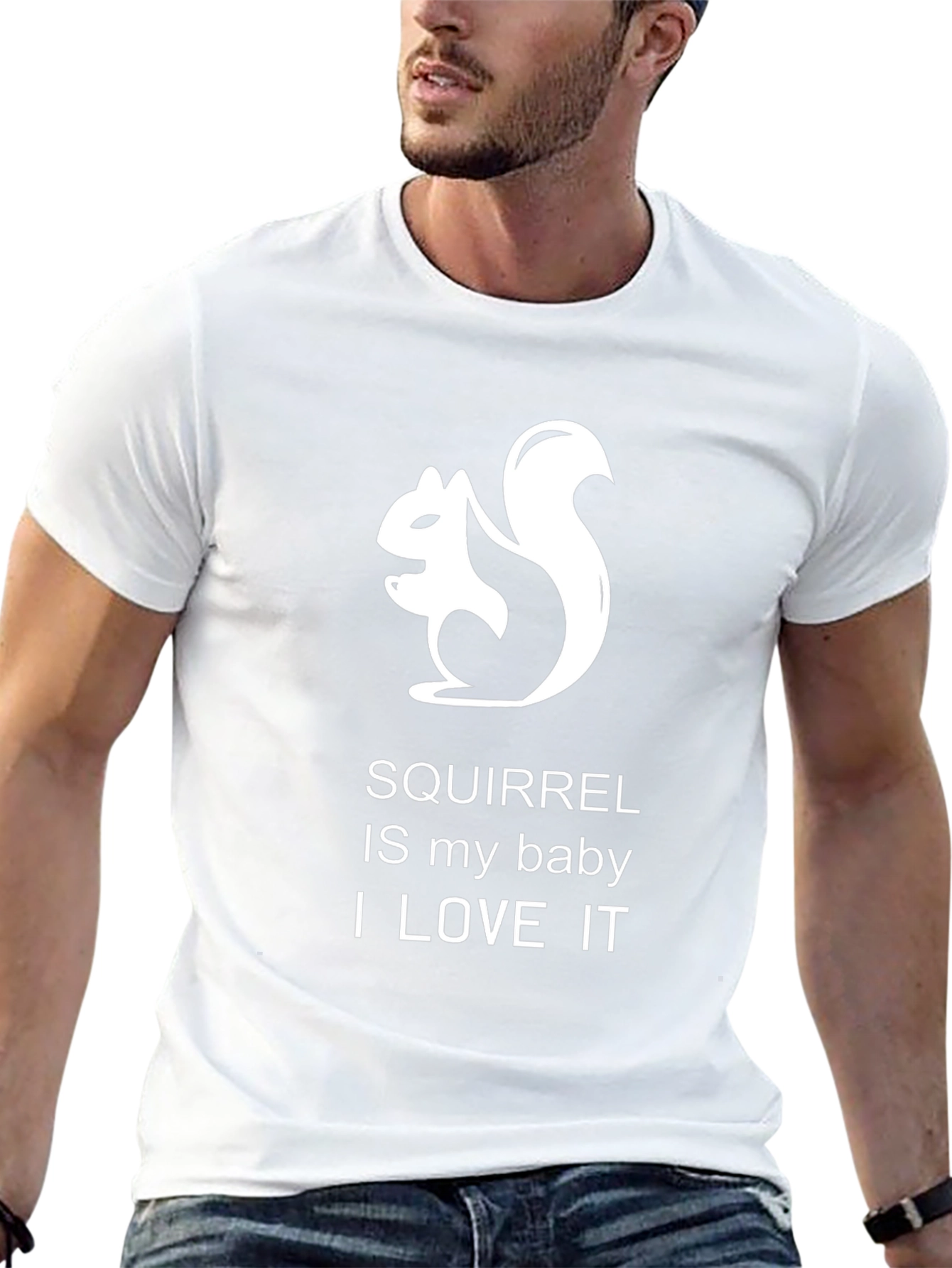 Squirrel Lover T-Shirt - Squirrel is My Baby Design