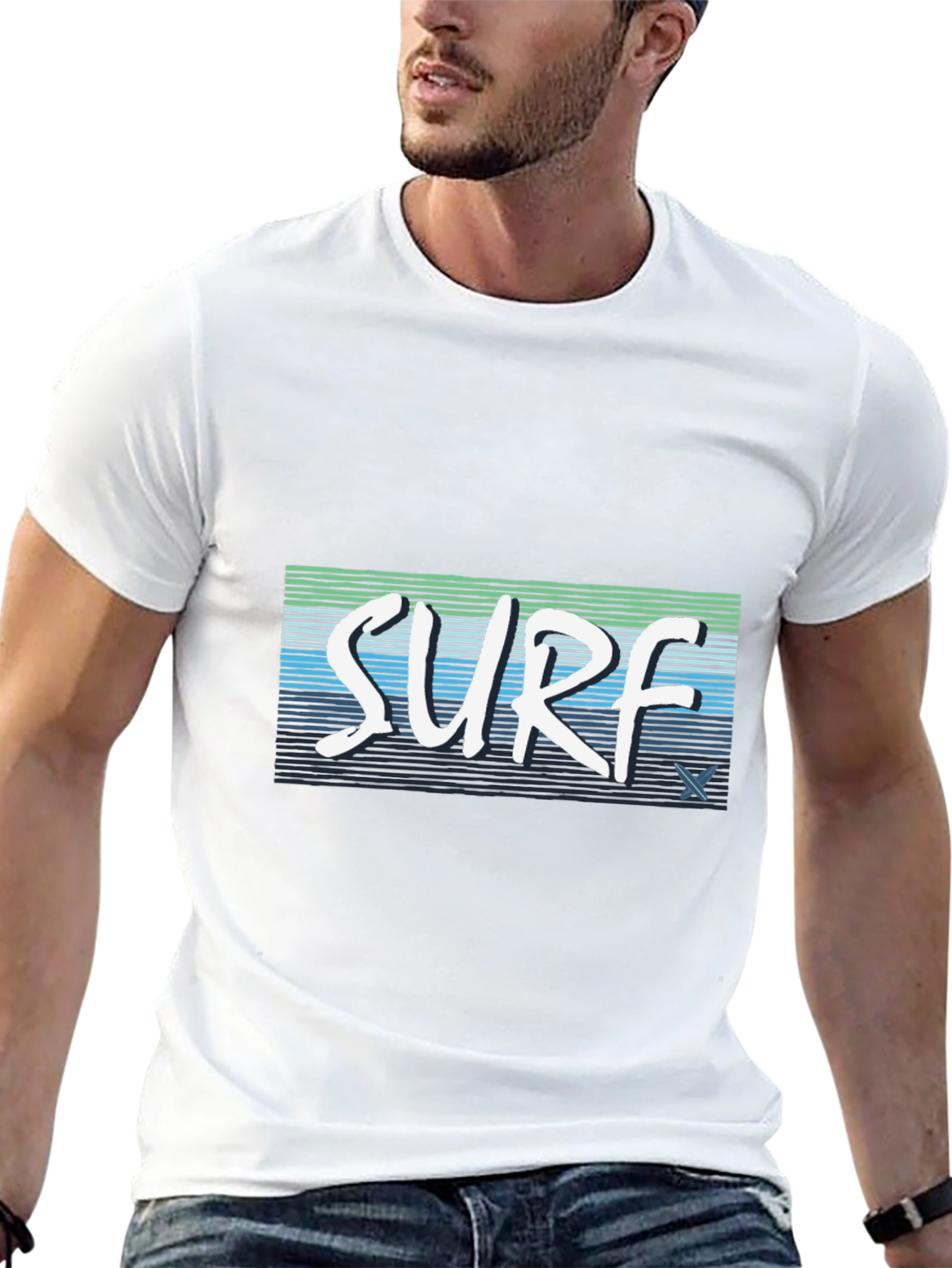 Surf T-Shirt - Retro Beach Vibes