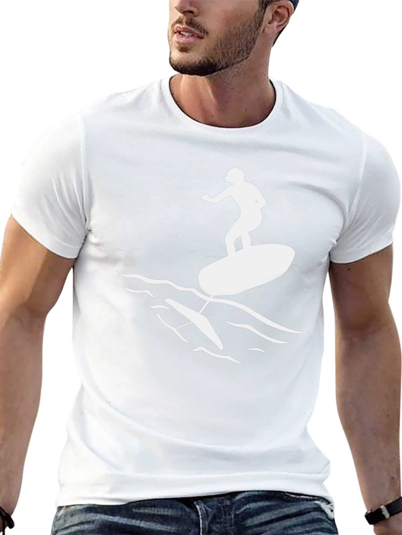 Hydrofoil Surfing T-Shirt - Black