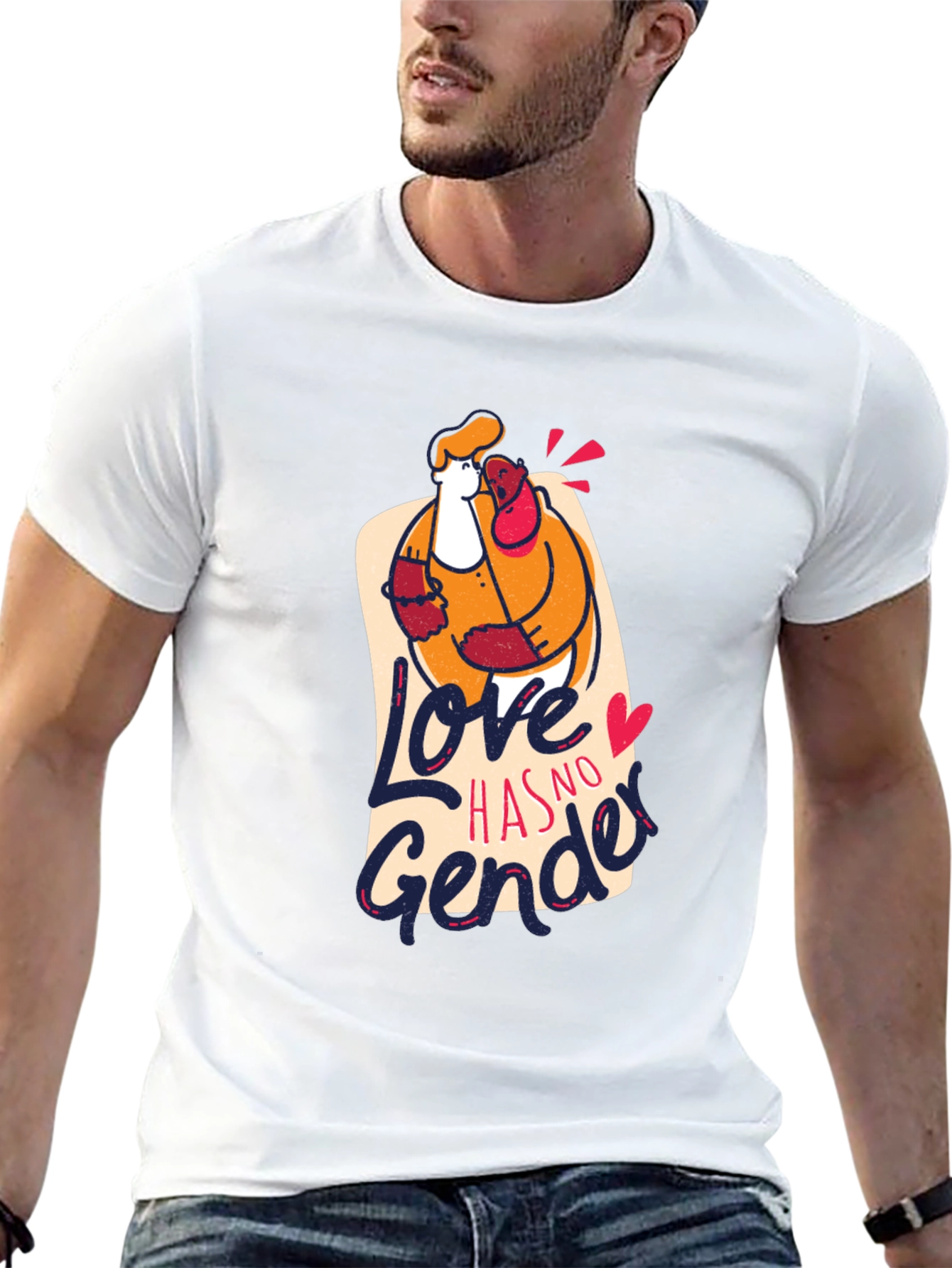 Love Has No Gender Black Graphic Tee