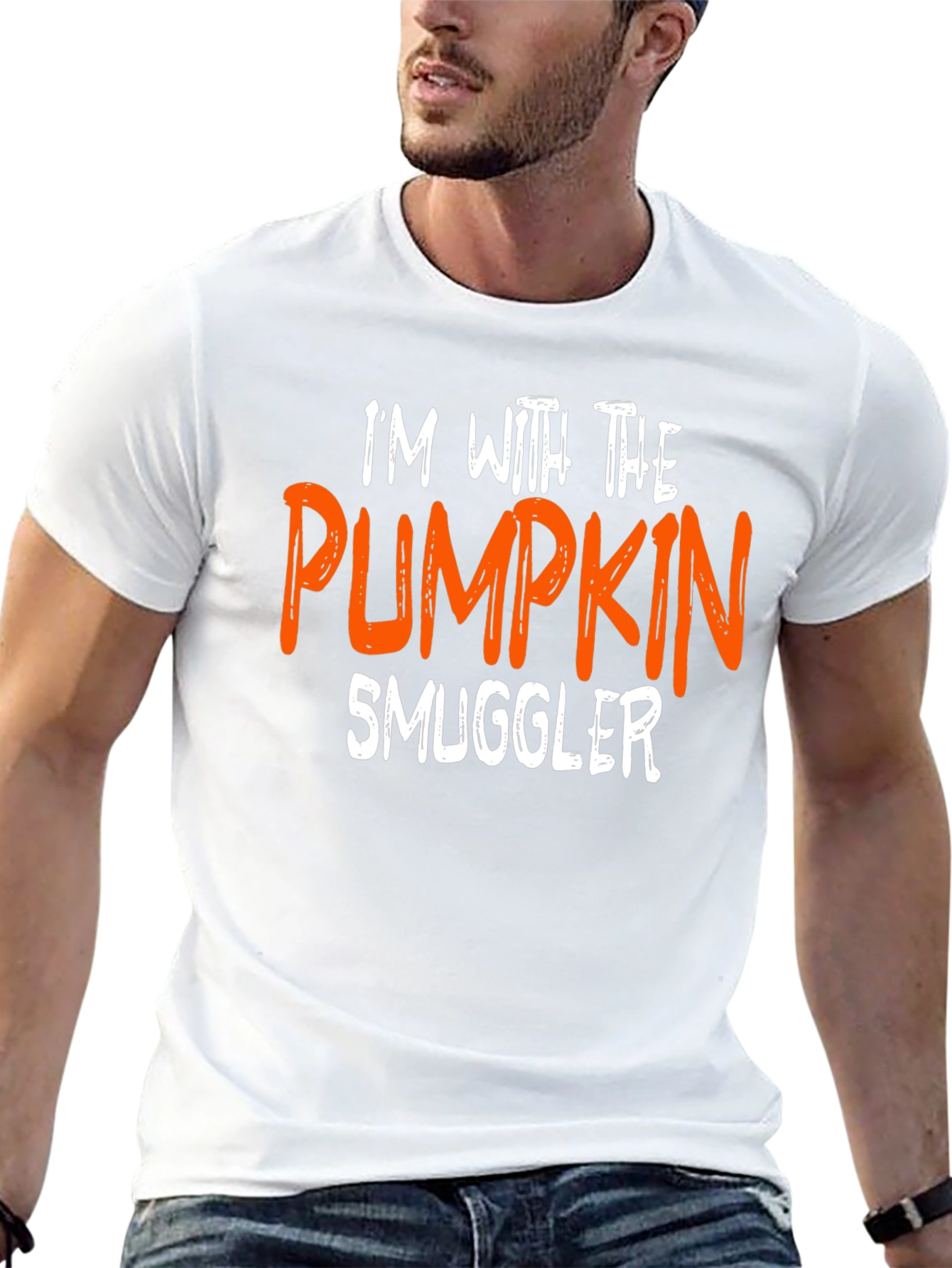 Pumpkin Smuggler Graphic Tee - Halloween Shirt