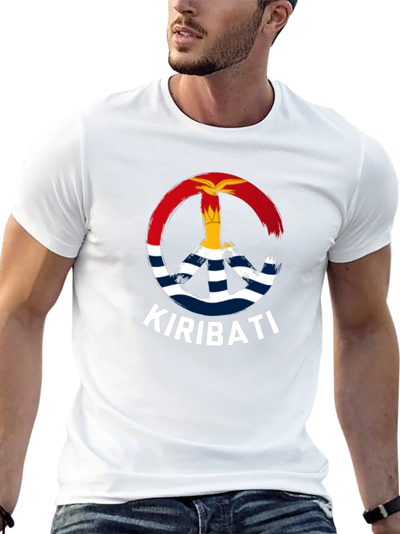 Kiribati Peace Sign T-Shirt - Island Nation Pride Tee