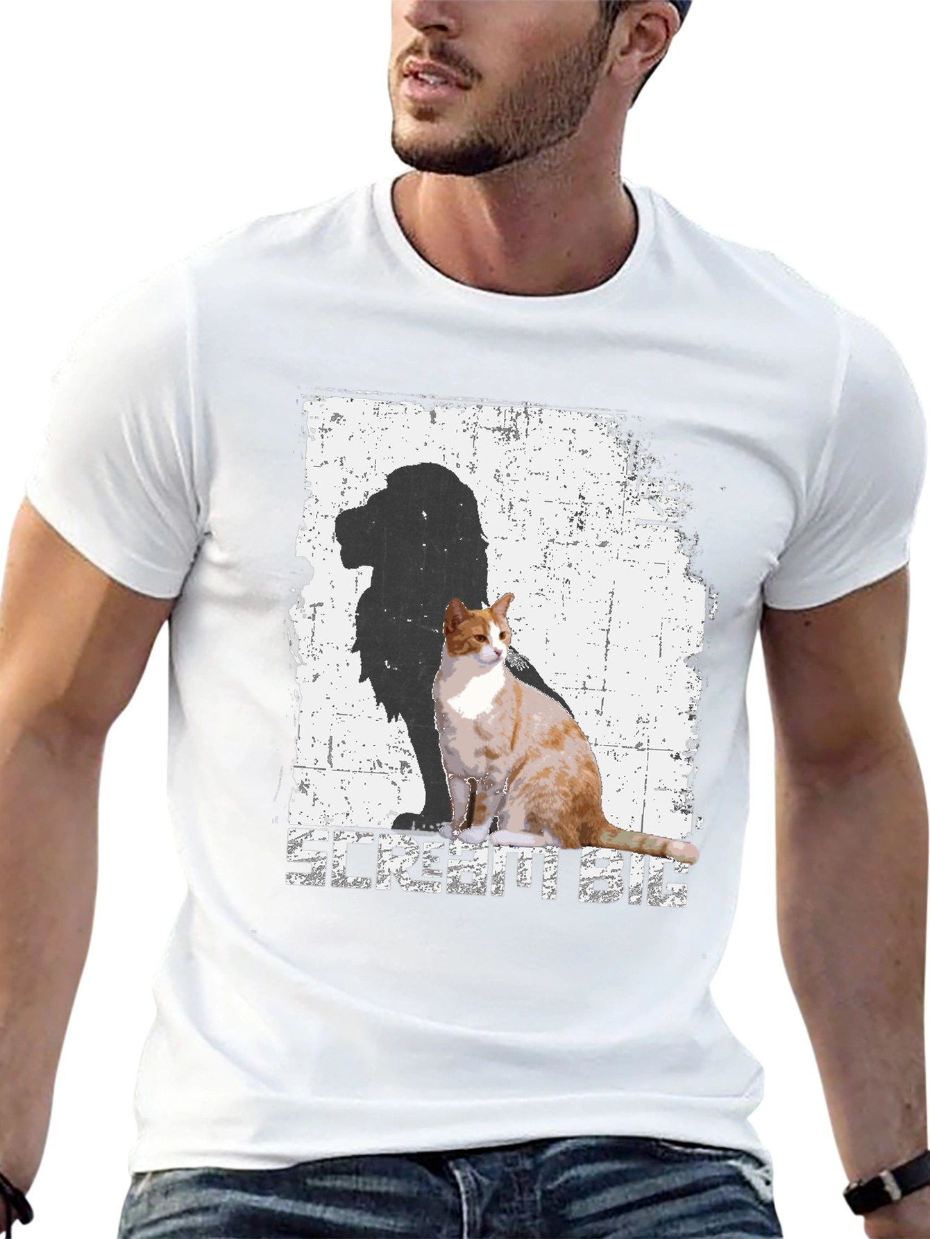 Scream Big Cat Lion T-Shirt