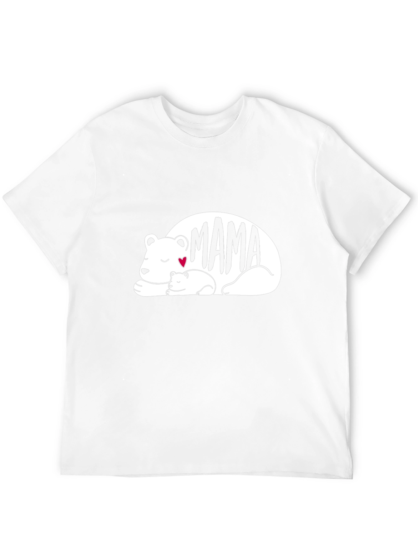 Mama Bear Graphic T-Shirt - Black Casual Tee