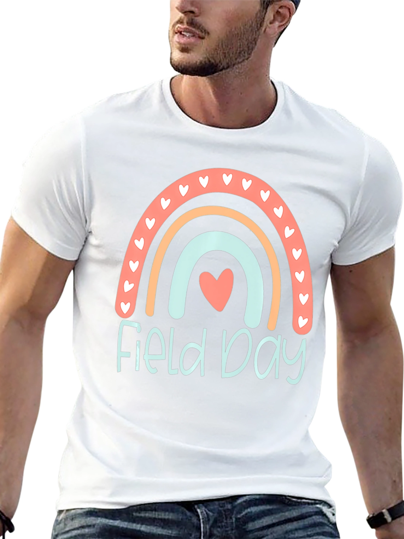 Field Day Rainbow Heart T-Shirt
