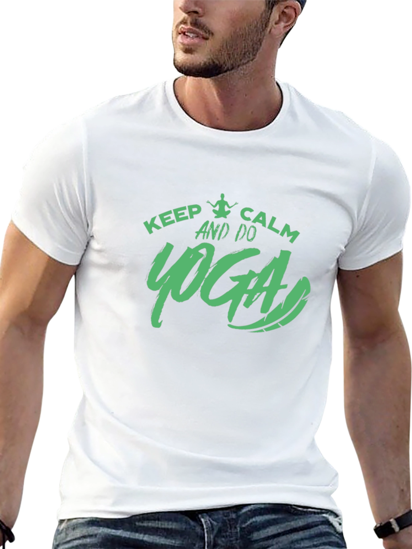 Keep Calm and Do Yoga Graphic T-Shirt