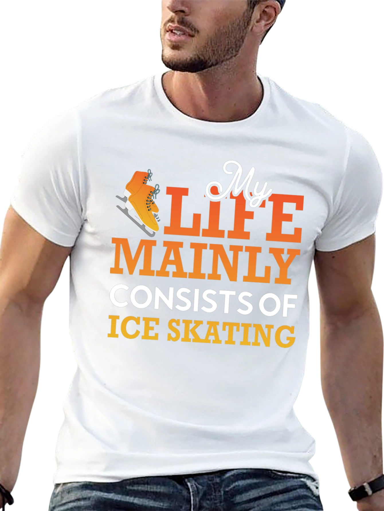 Ice Skating T-Shirt: My Life Mainly Consists Of