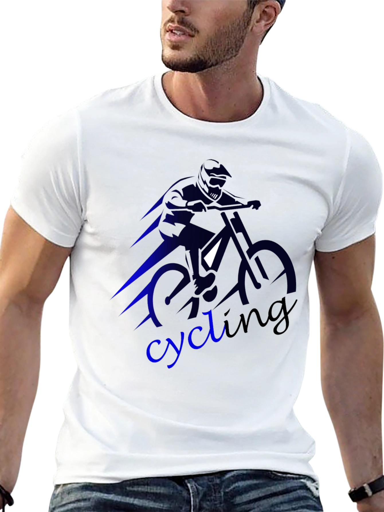 Cycling Graphic T-Shirt - Ride in Style