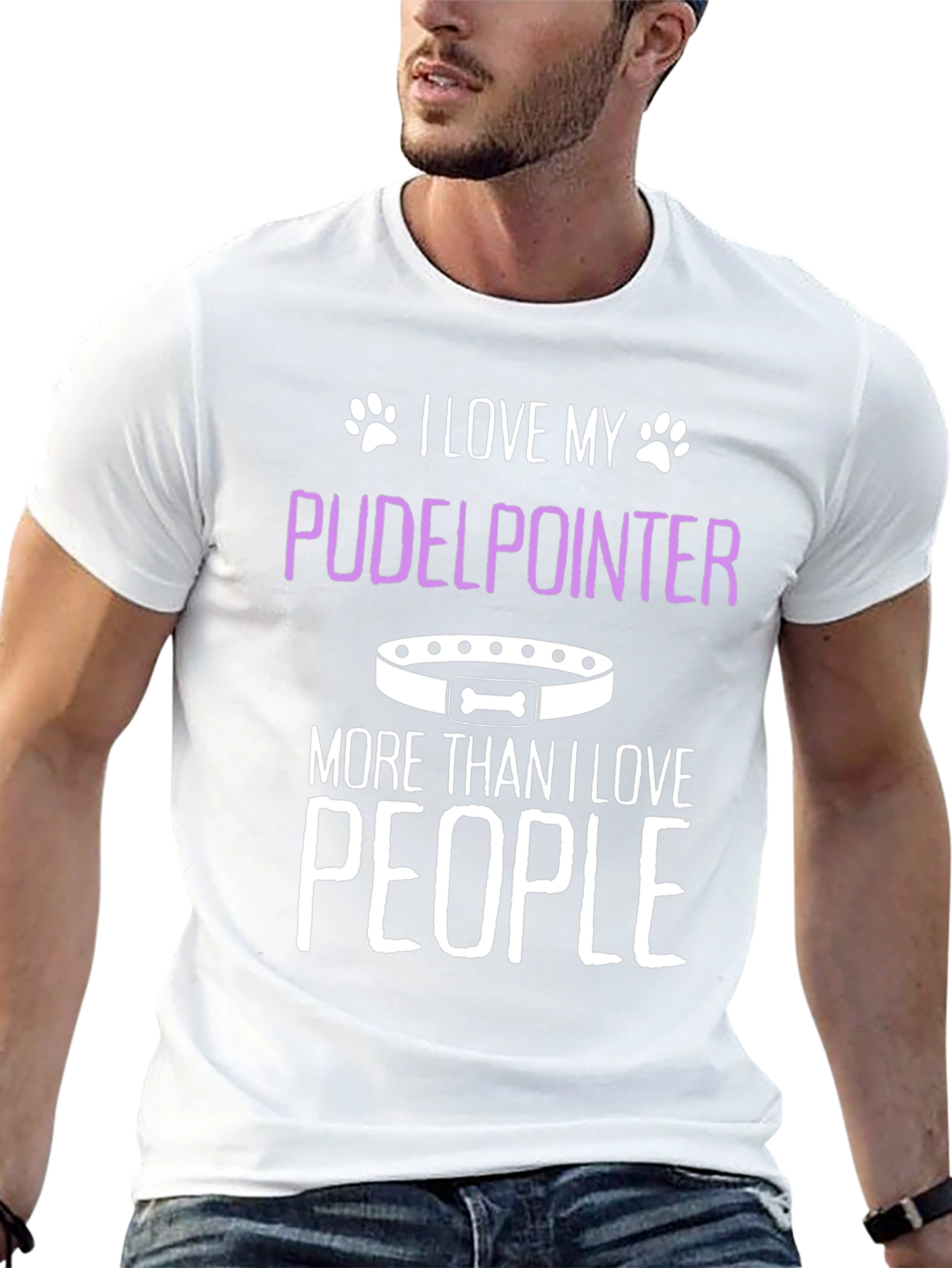 I Love My Pudelpointer T-Shirt - Dog Lover Tee
