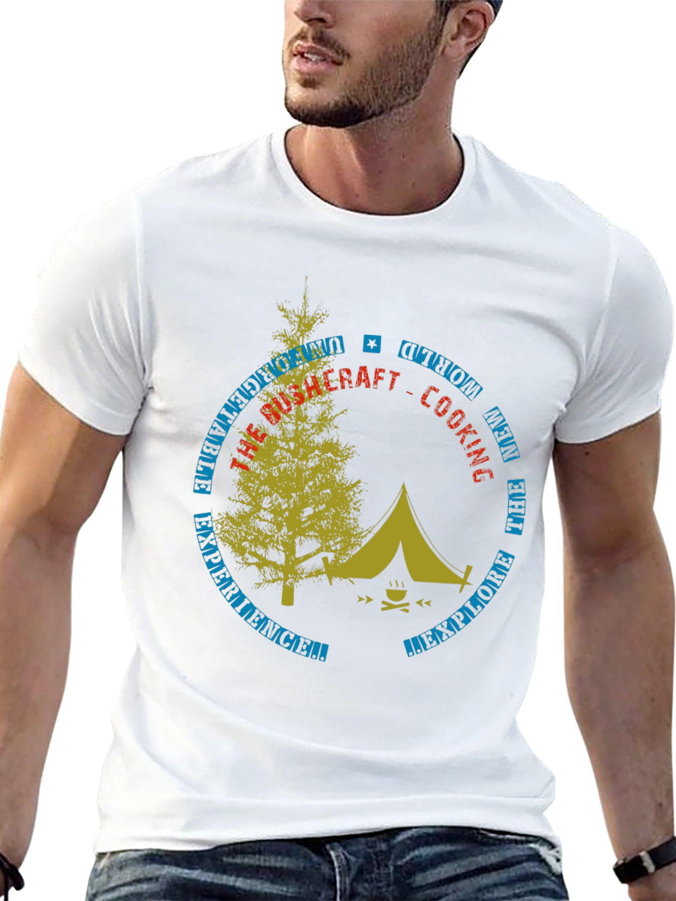 Bushcraft Camping Graphic Tee - Unisex