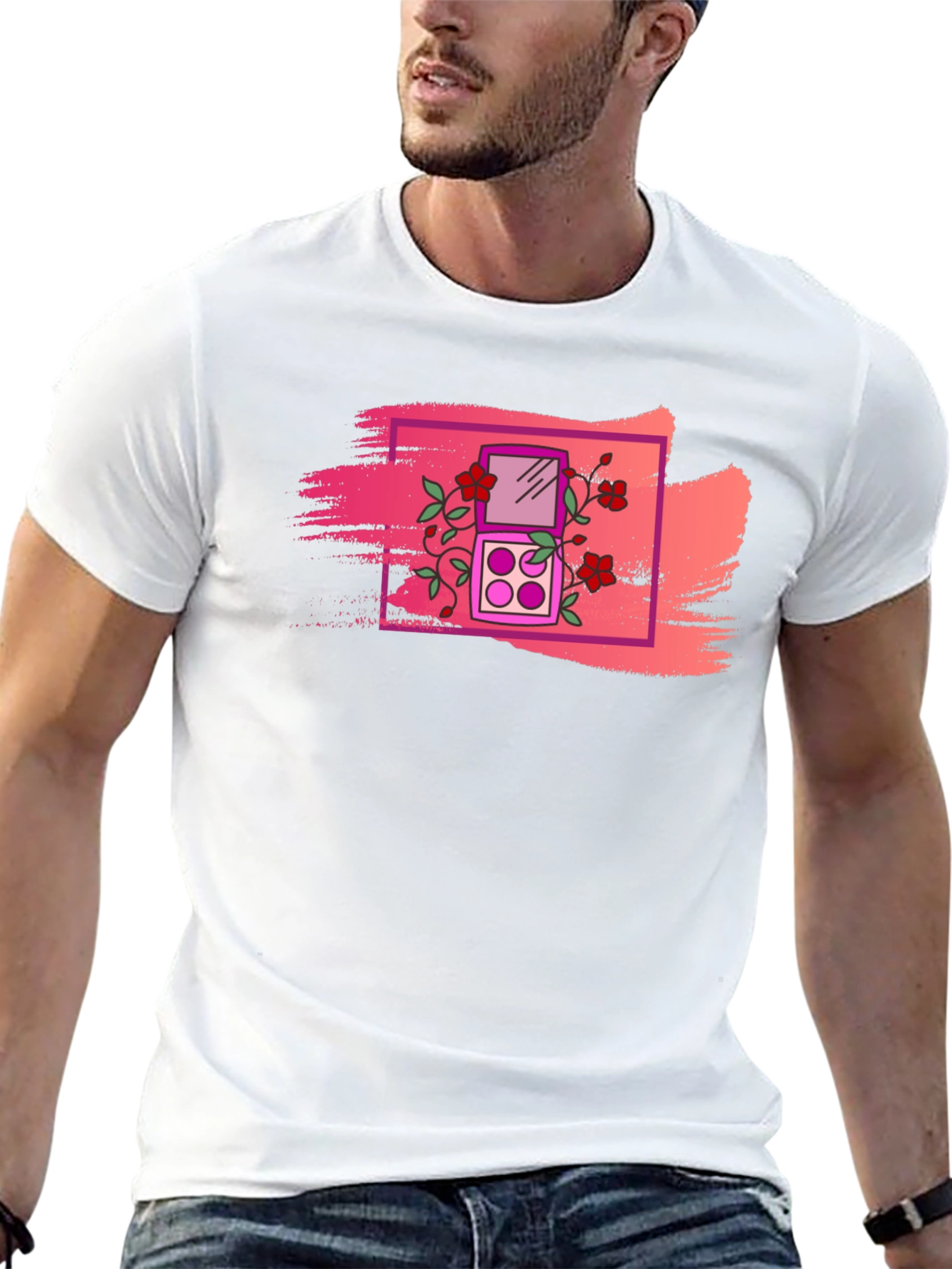 Floral Makeup Palette Graphic Tee