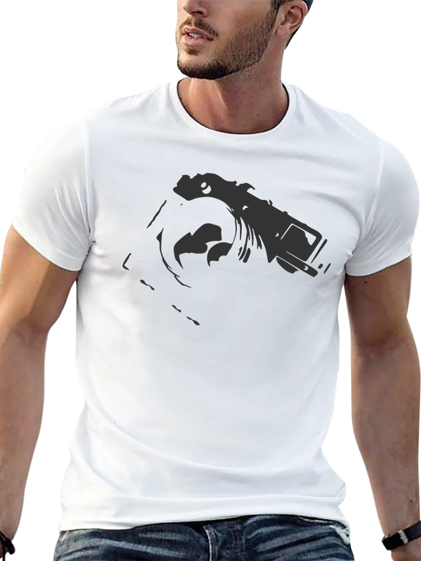 Mens Graphic T-Shirt - Black