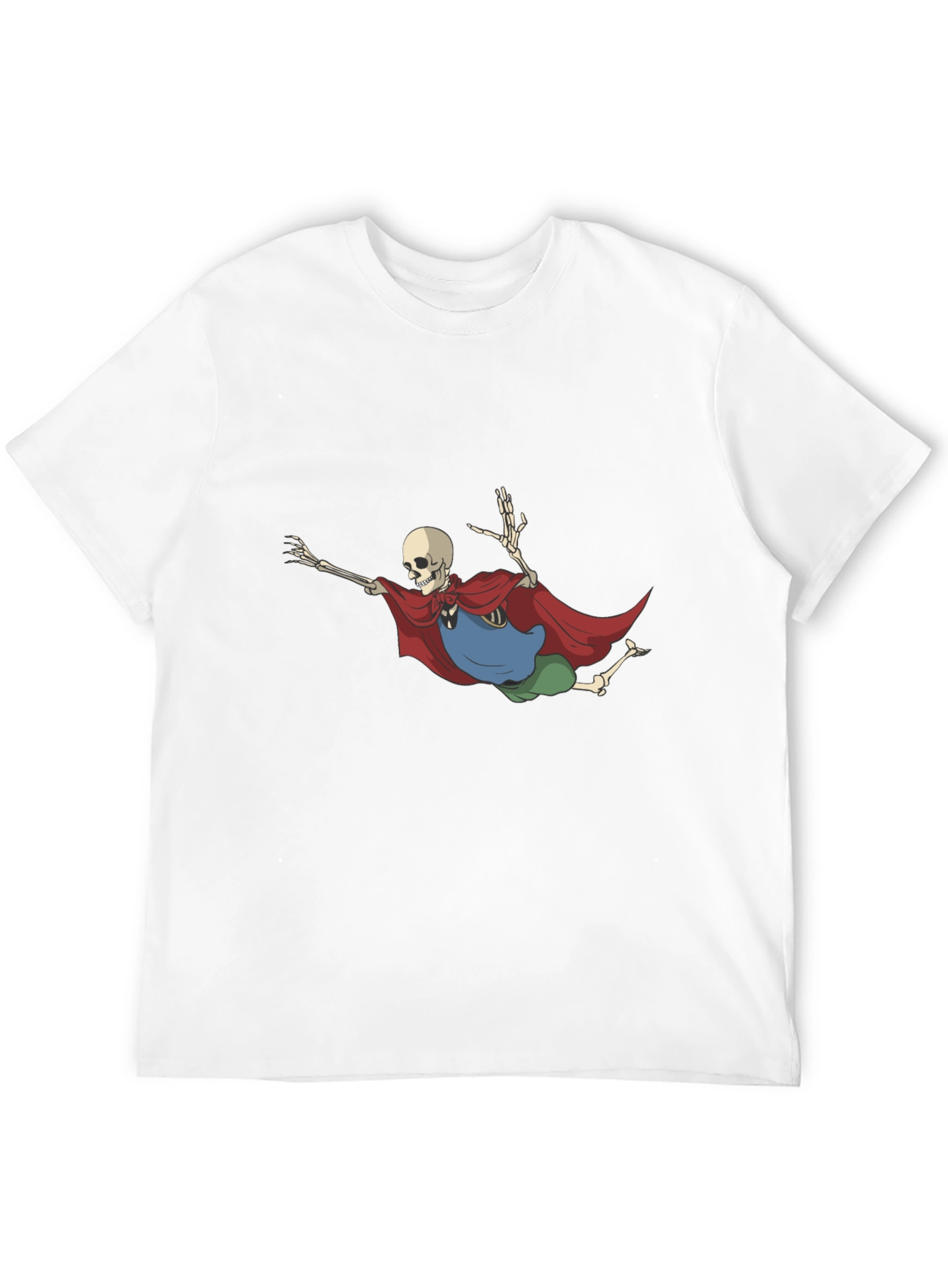 Skeleton Superhero Black T-Shirt