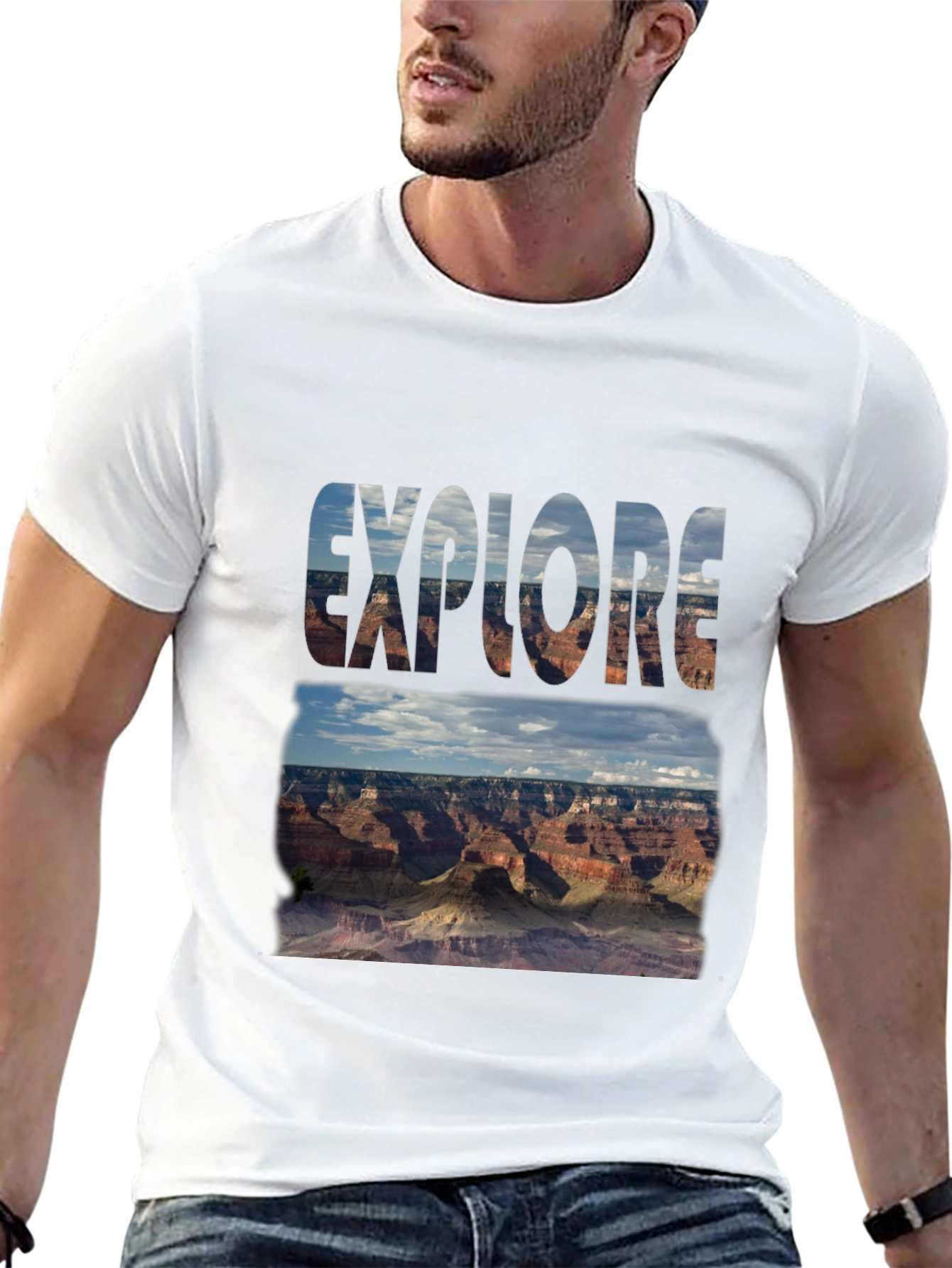 Explore Graphic Tee - Canyon View Design