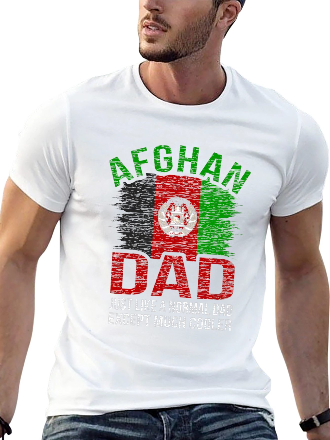 Afghan Dad T-Shirt - Cool Fathers Day Gift