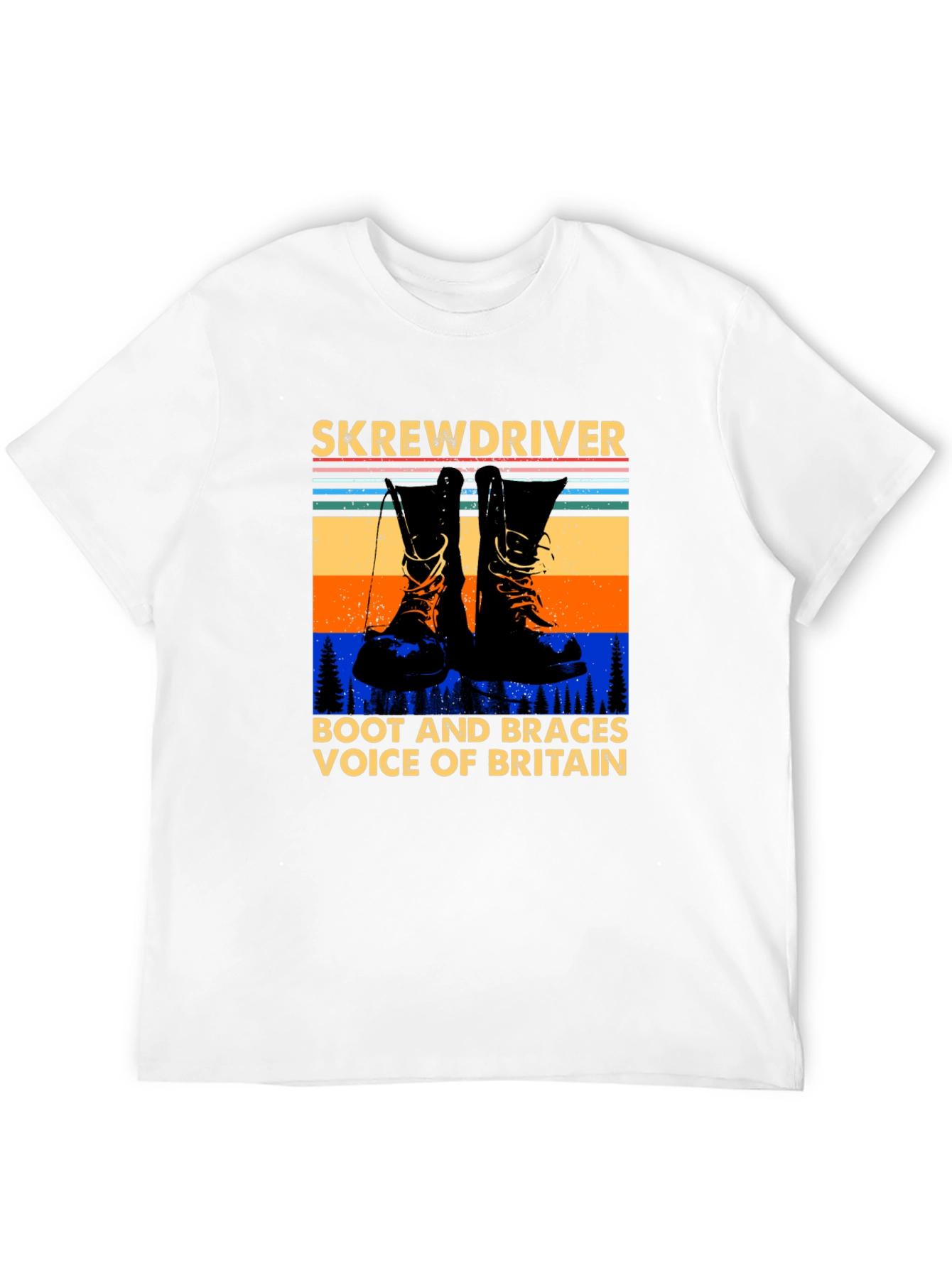 Skrewdriver Boot and Braces Voice of Britain T-Shirt