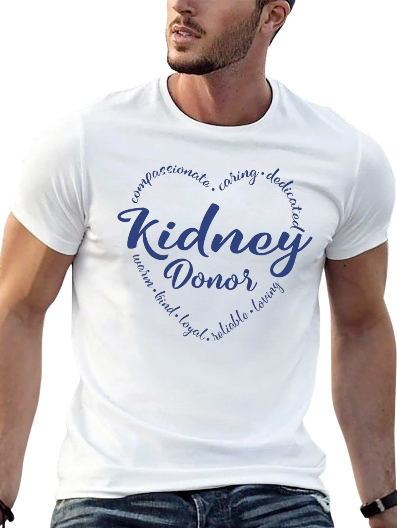 Kidney Donor Compassionate Caring Graphic T-Shirt