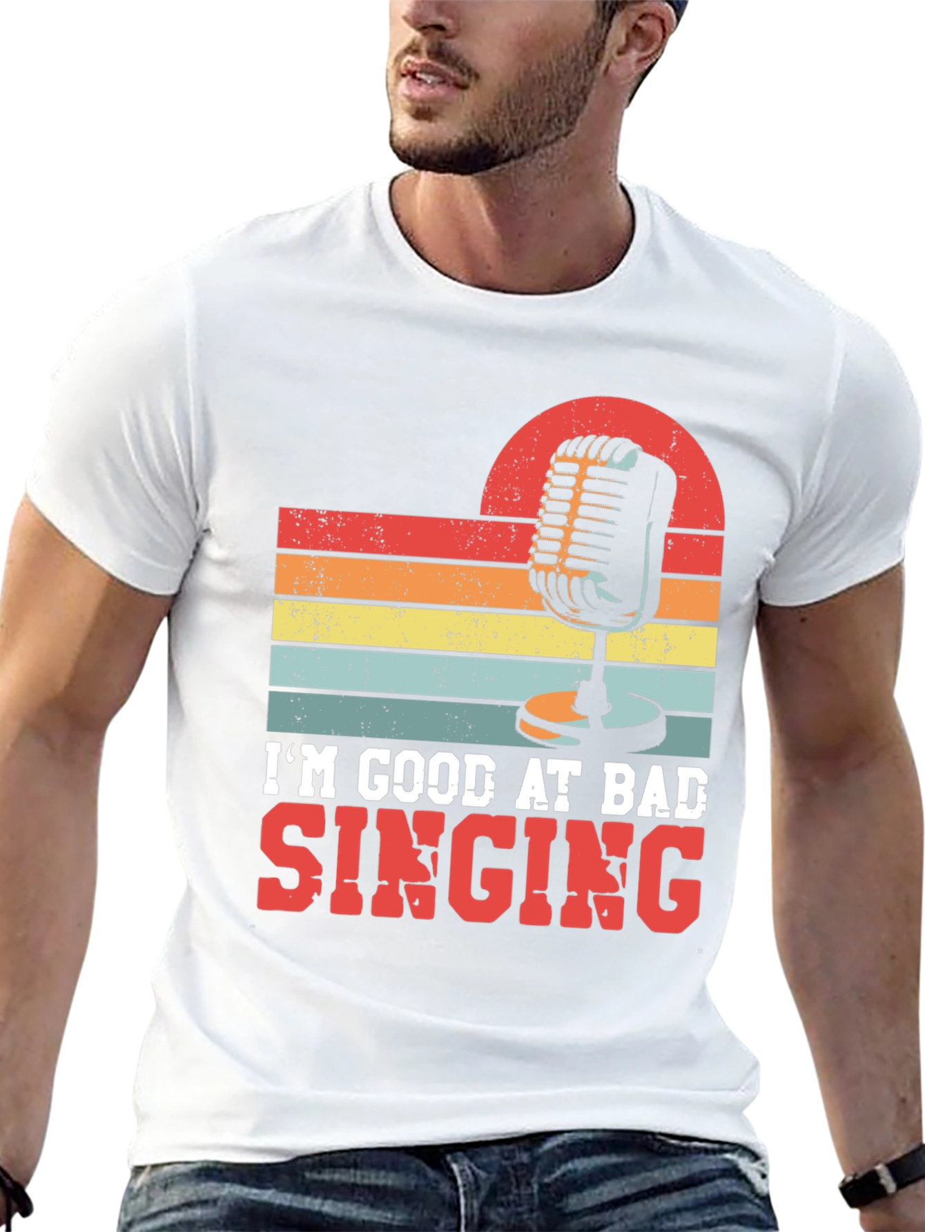 Im Good At Bad Singing Graphic Tee