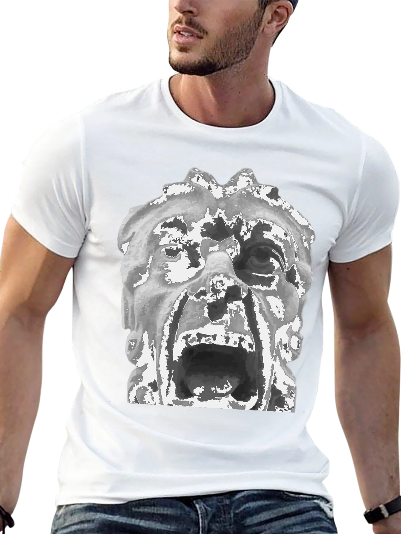 Sculpted Scream Graphic Tee