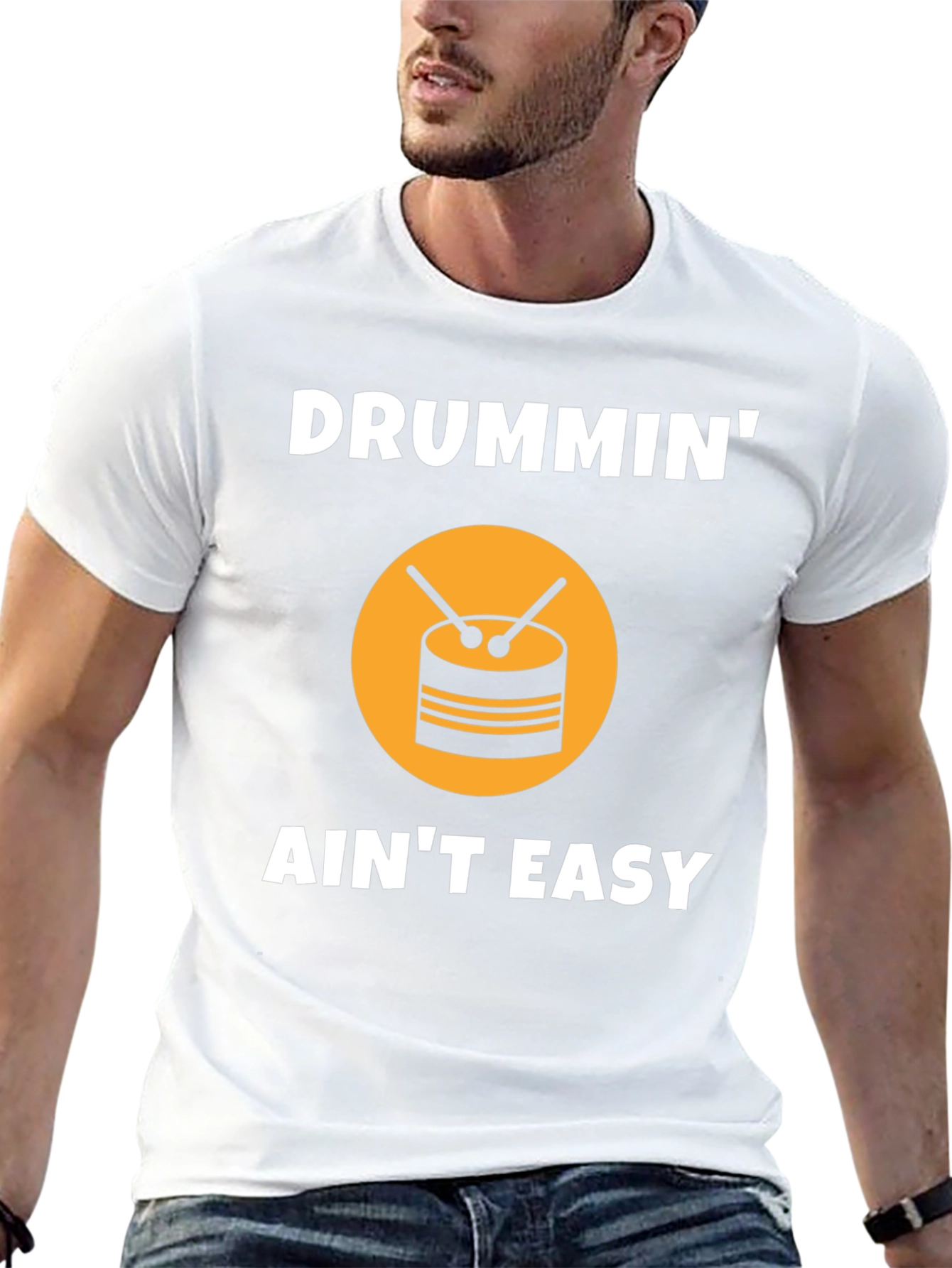 Drummin Aint Easy Graphic Tee