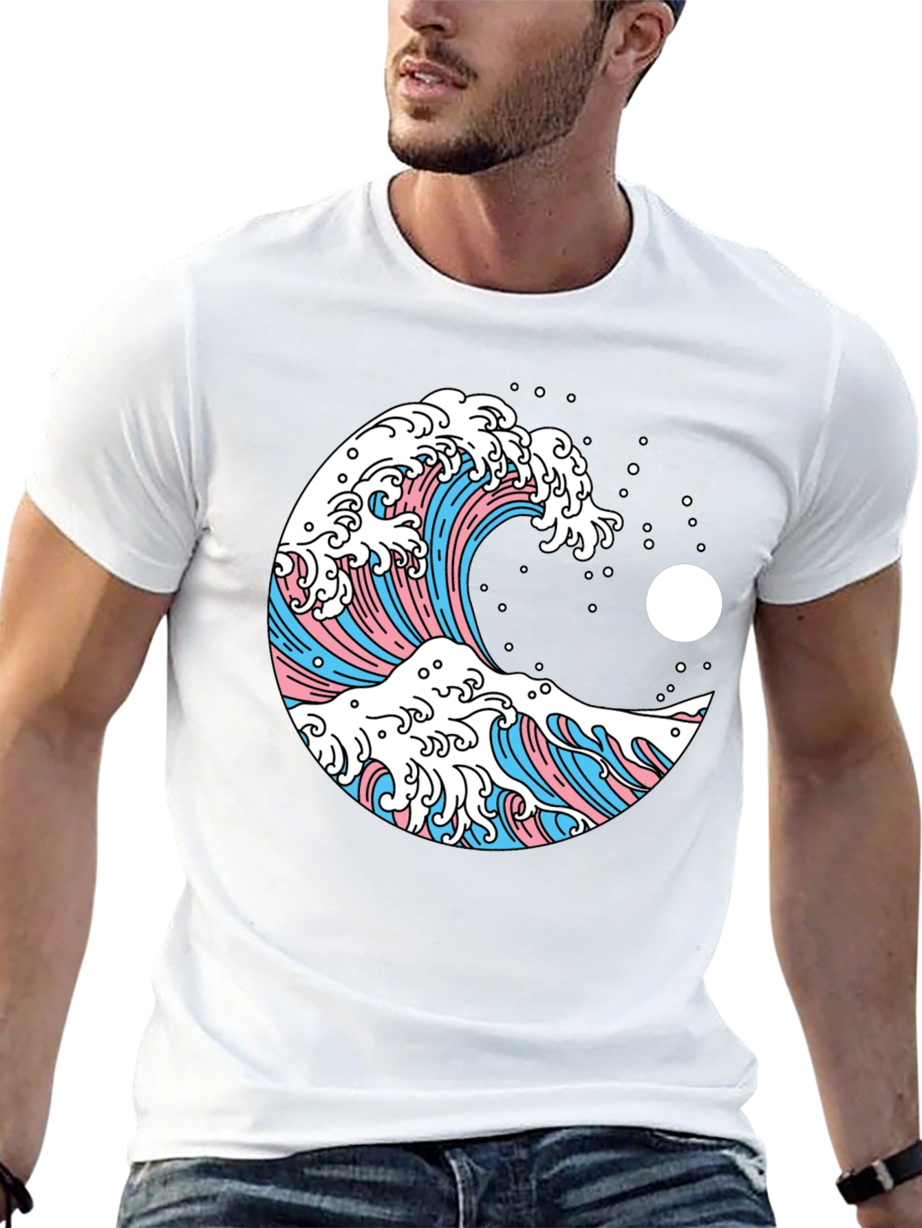 Transgender Pride Wave T-Shirt - Great Wave
