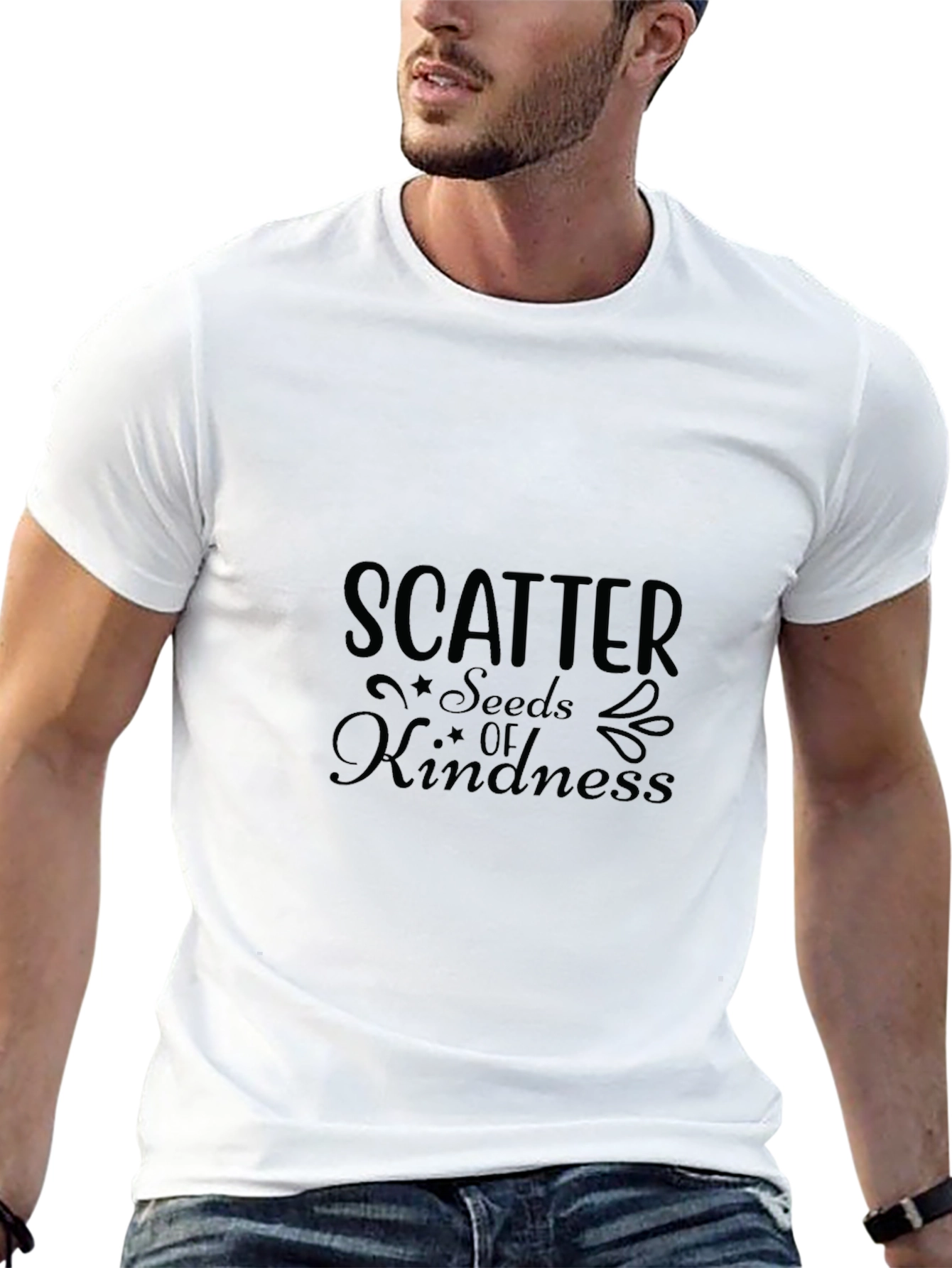 Scatter Seeds of Kindness T-Shirt - Black