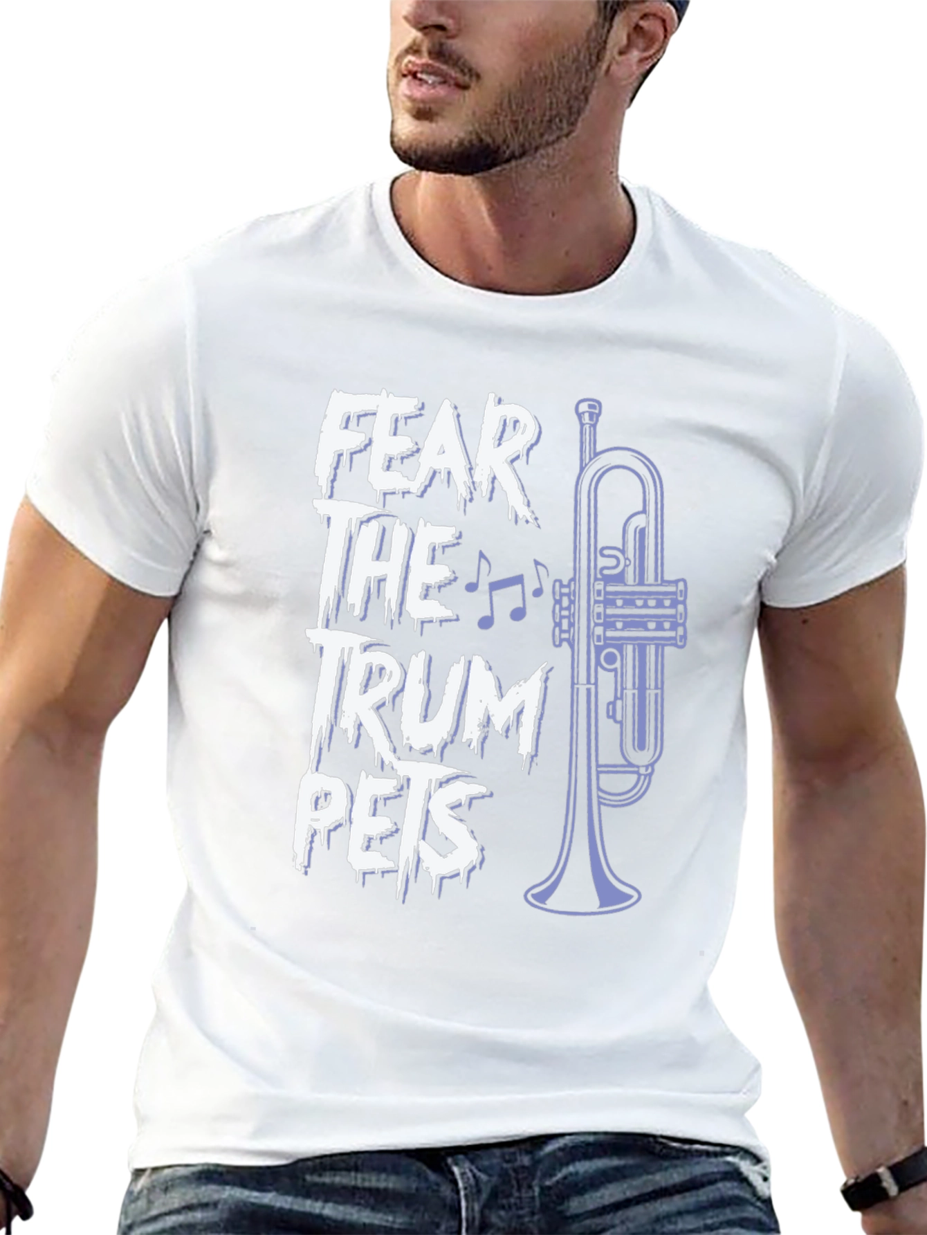 Fear the Trumpets Graphic Tee - Band Humor