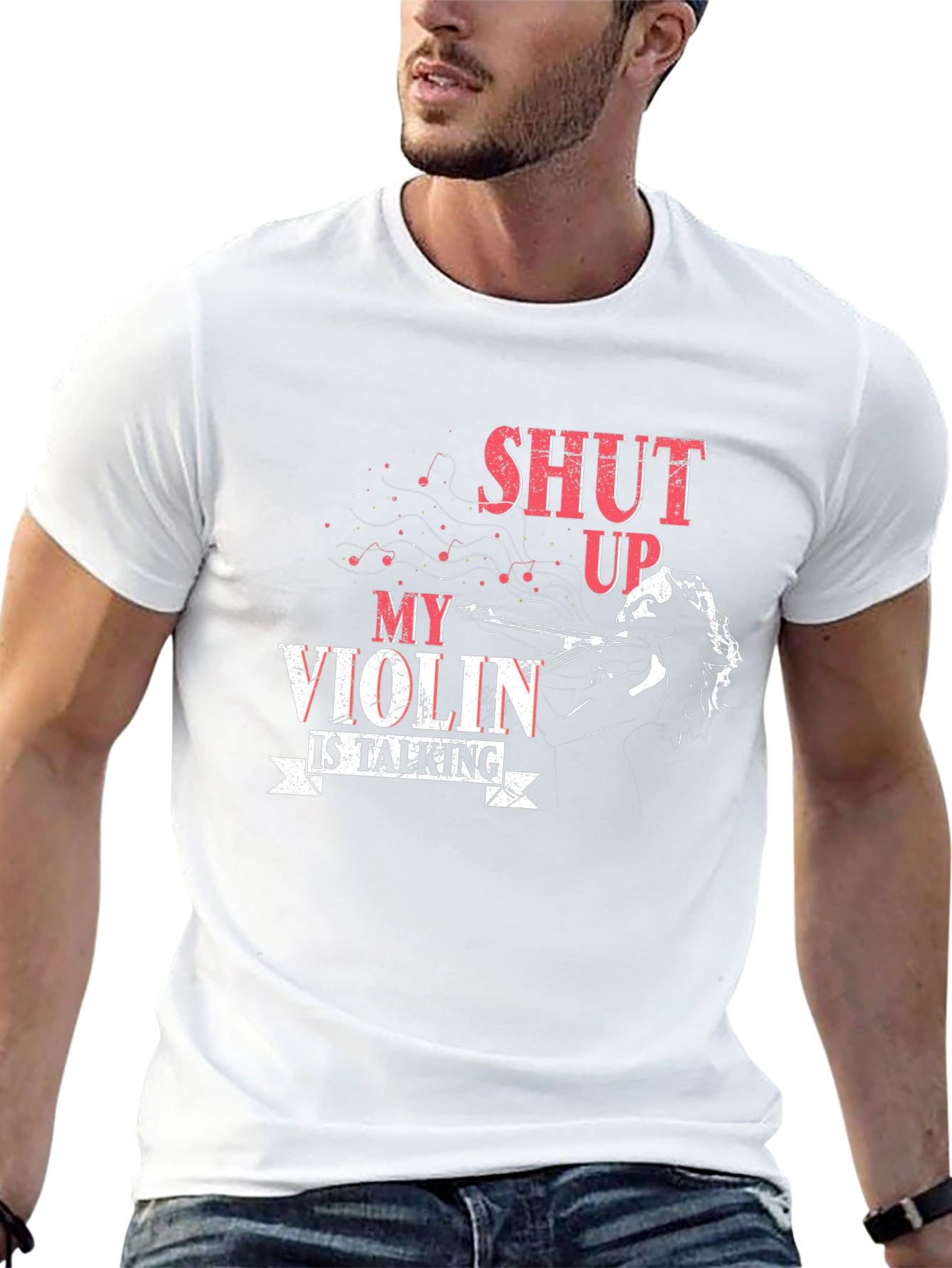 Shut Up My Violin Is Talking T-Shirt