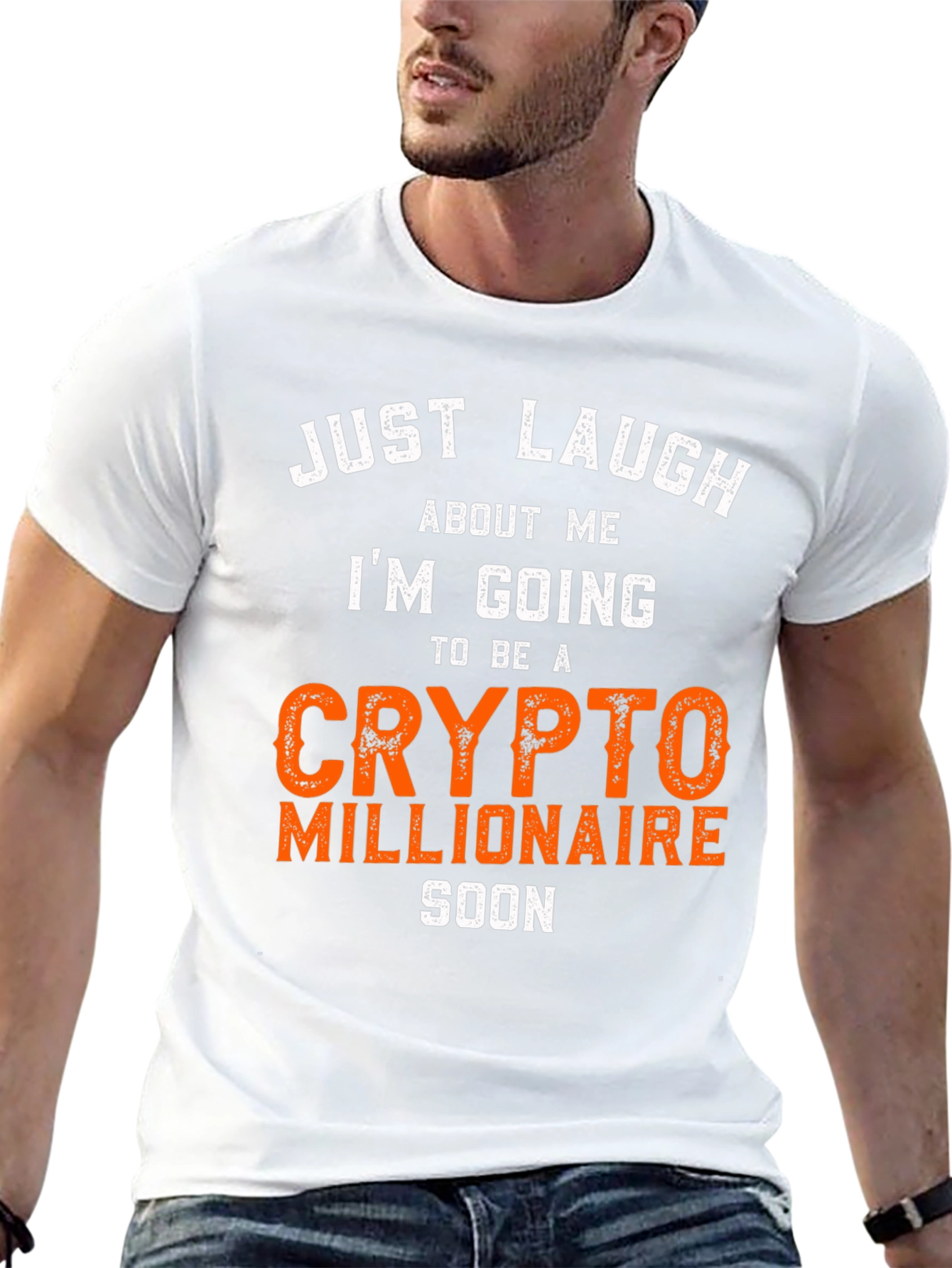 Crypto Millionaire T-Shirt - Just Laugh Graphic Tee
