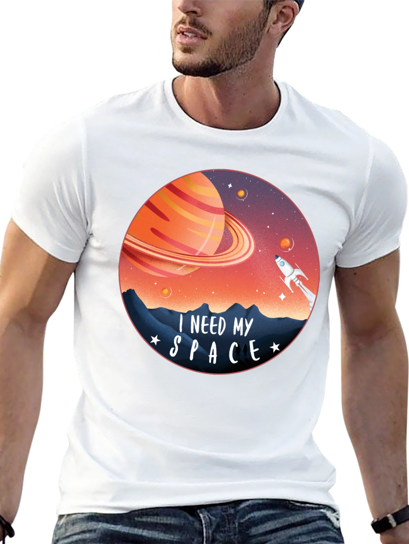 I Need My Space Graphic T-Shirt
