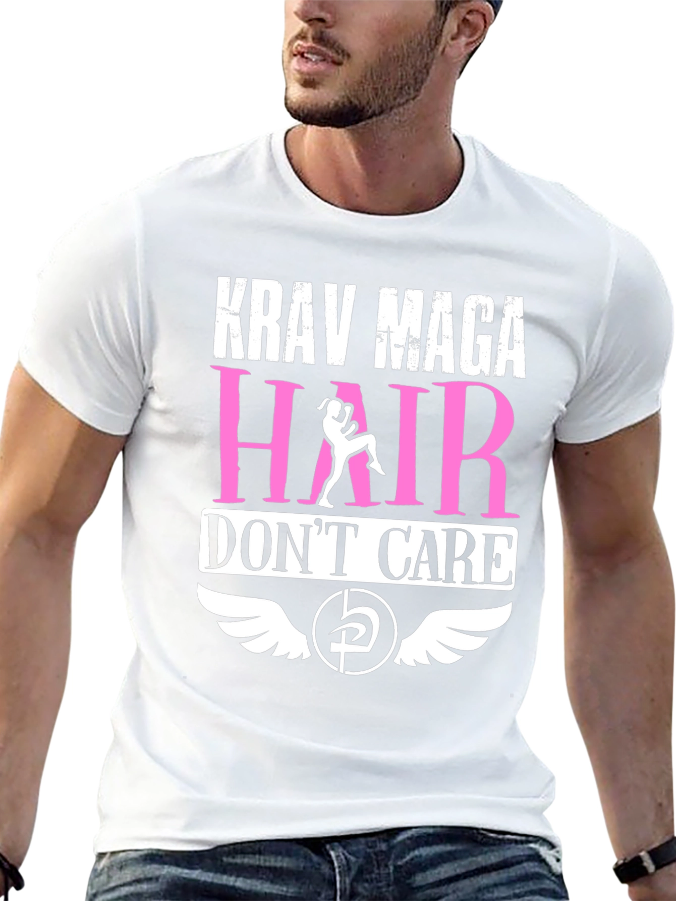 Krav Maga Hair Dont Care Graphic Tee