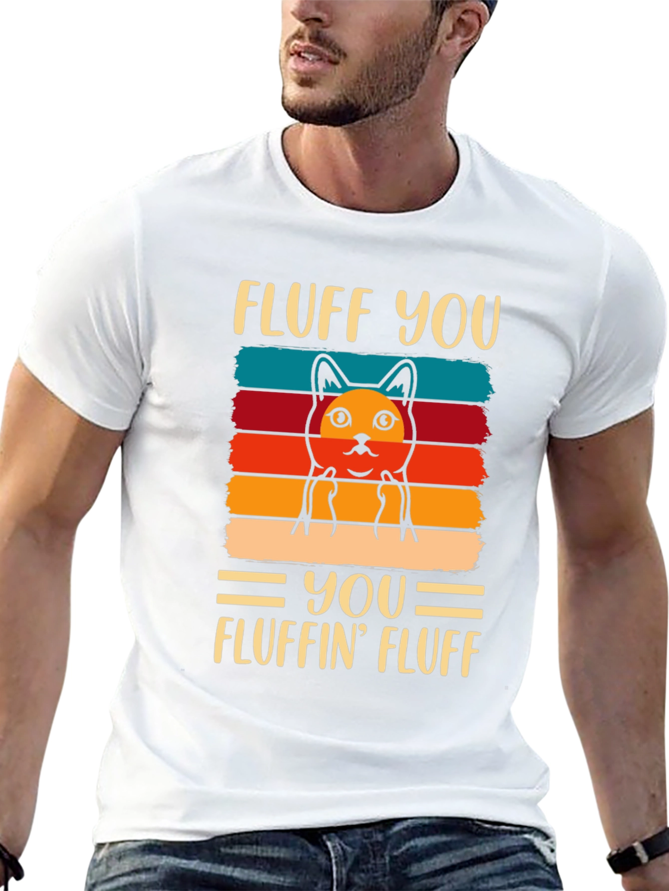 Fluff You T-Shirt - Funny Cat Design