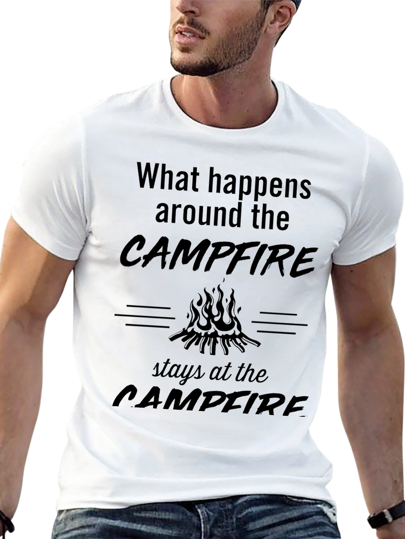 Campfire Secrets T-Shirt - Stay Cozy & Confidential