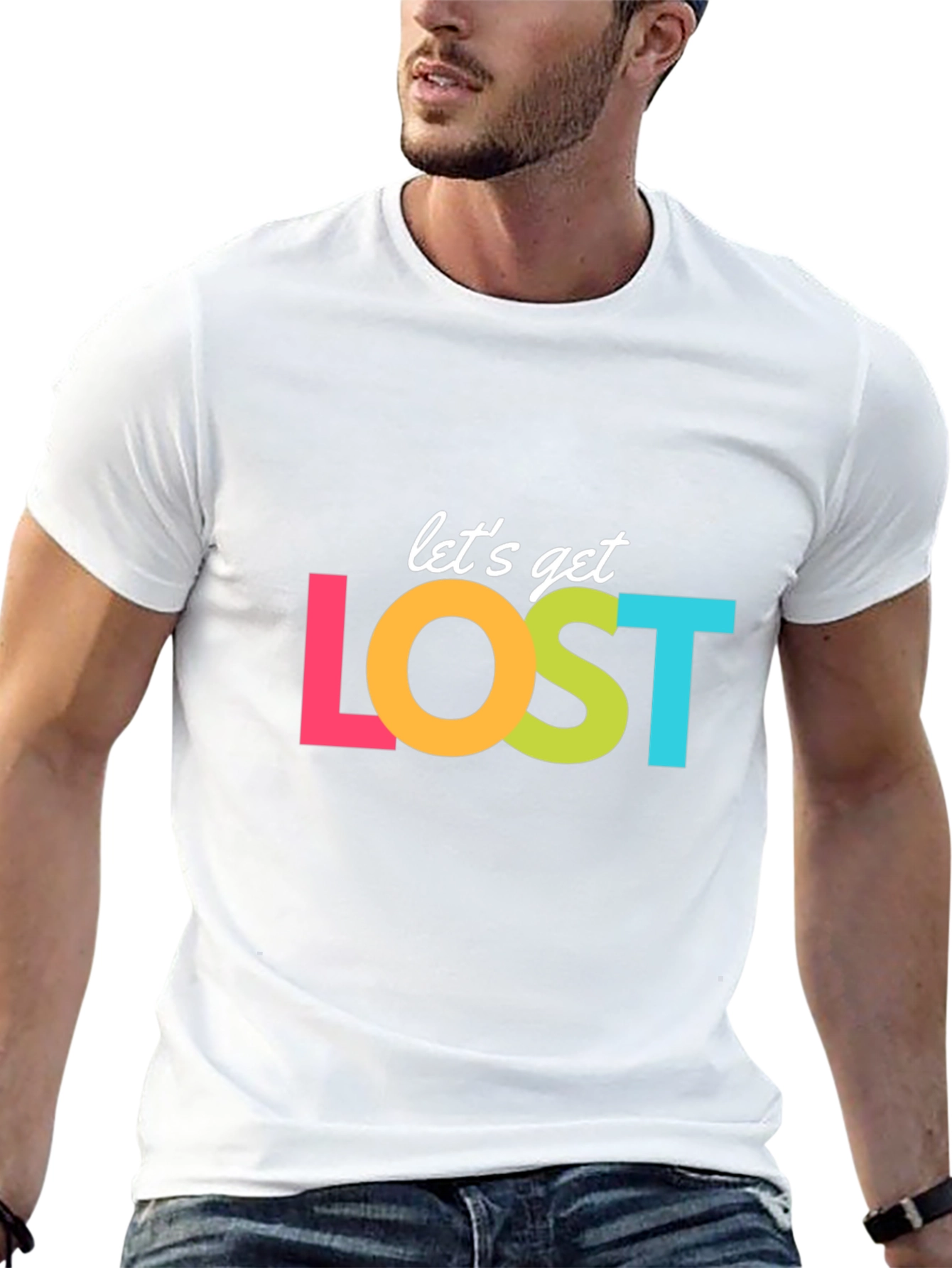 Lets Get Lost Graphic T-Shirt - Travel Ready!