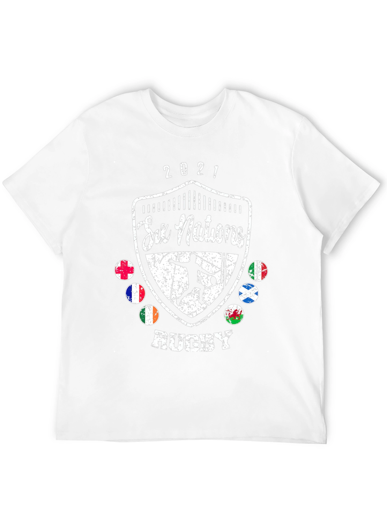 Six Nations Rugby 2021 Black T-Shirt