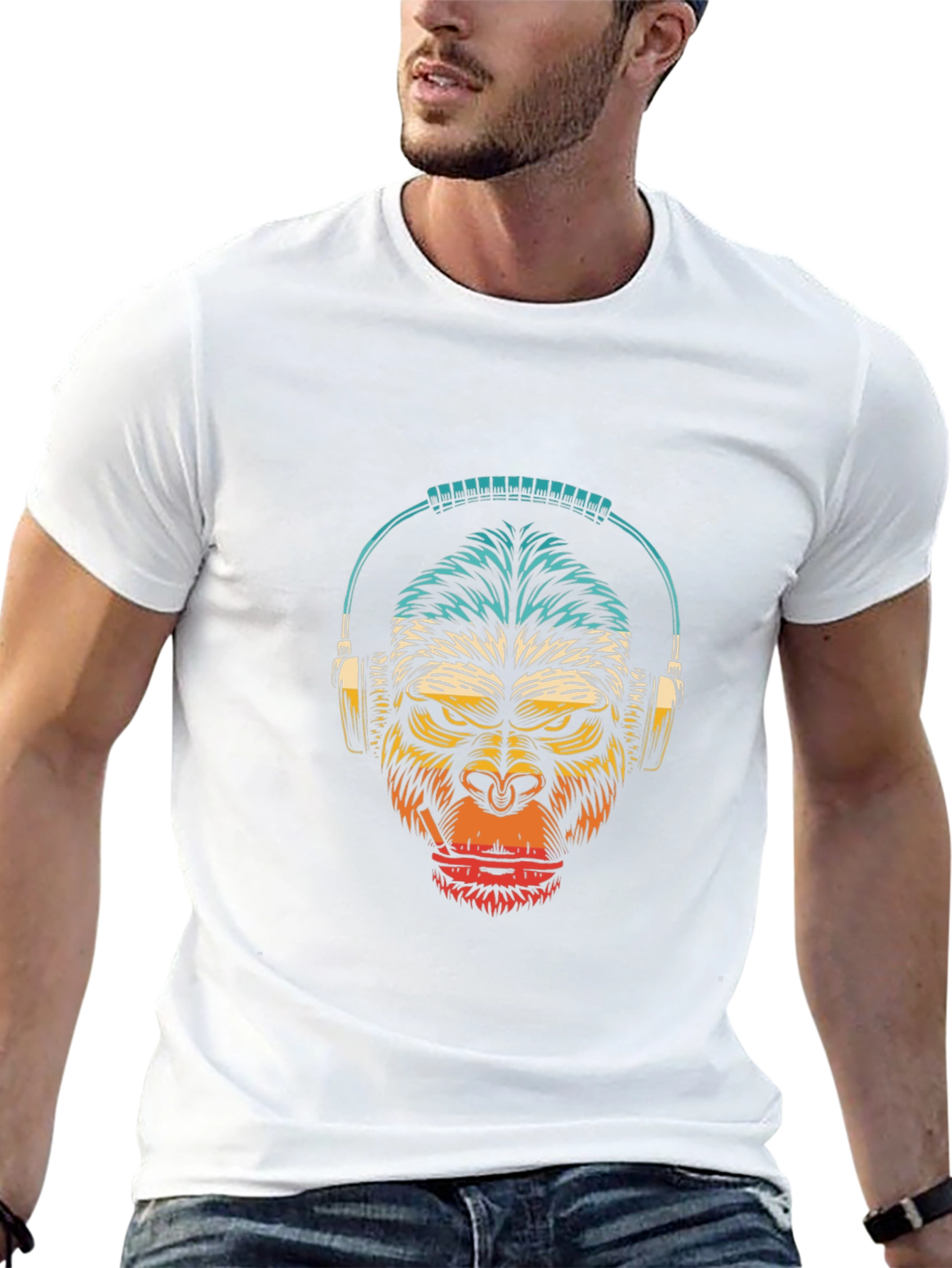 DJ Gorilla Graphic T-Shirt
