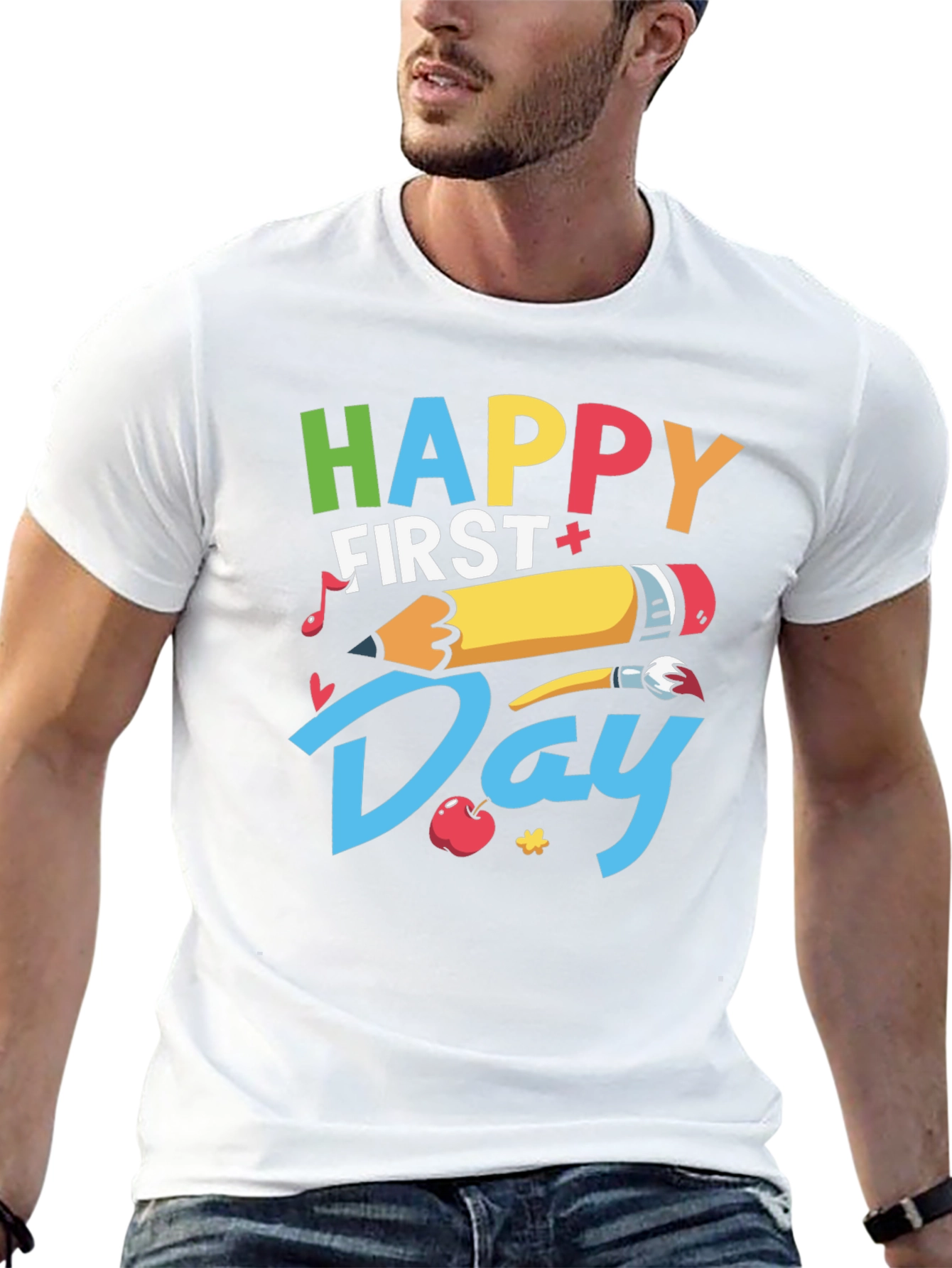 Happy First Day T-Shirt - Back to School