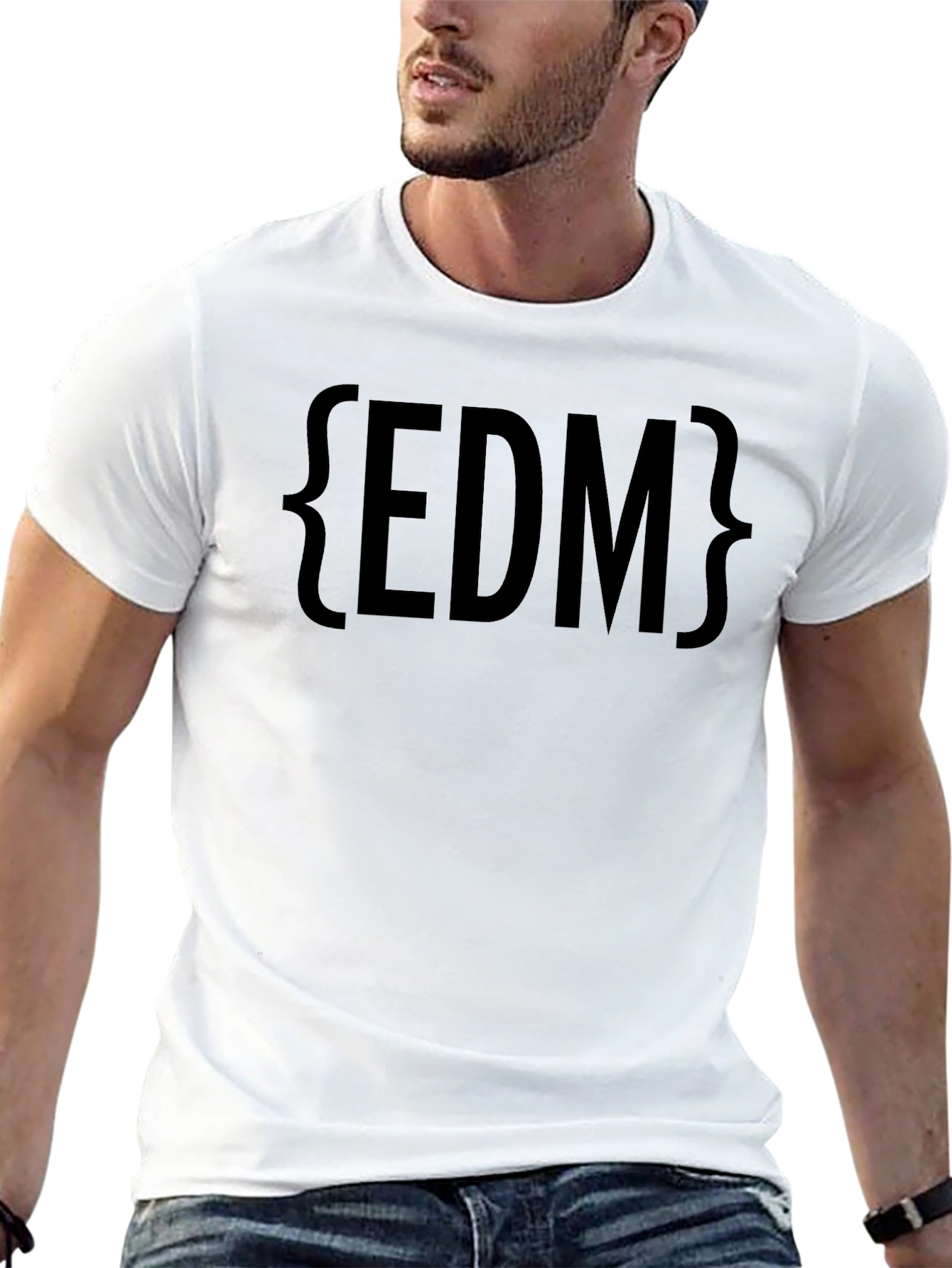 EDM Graphic Black T-Shirt - Electronic Dance Music Tee