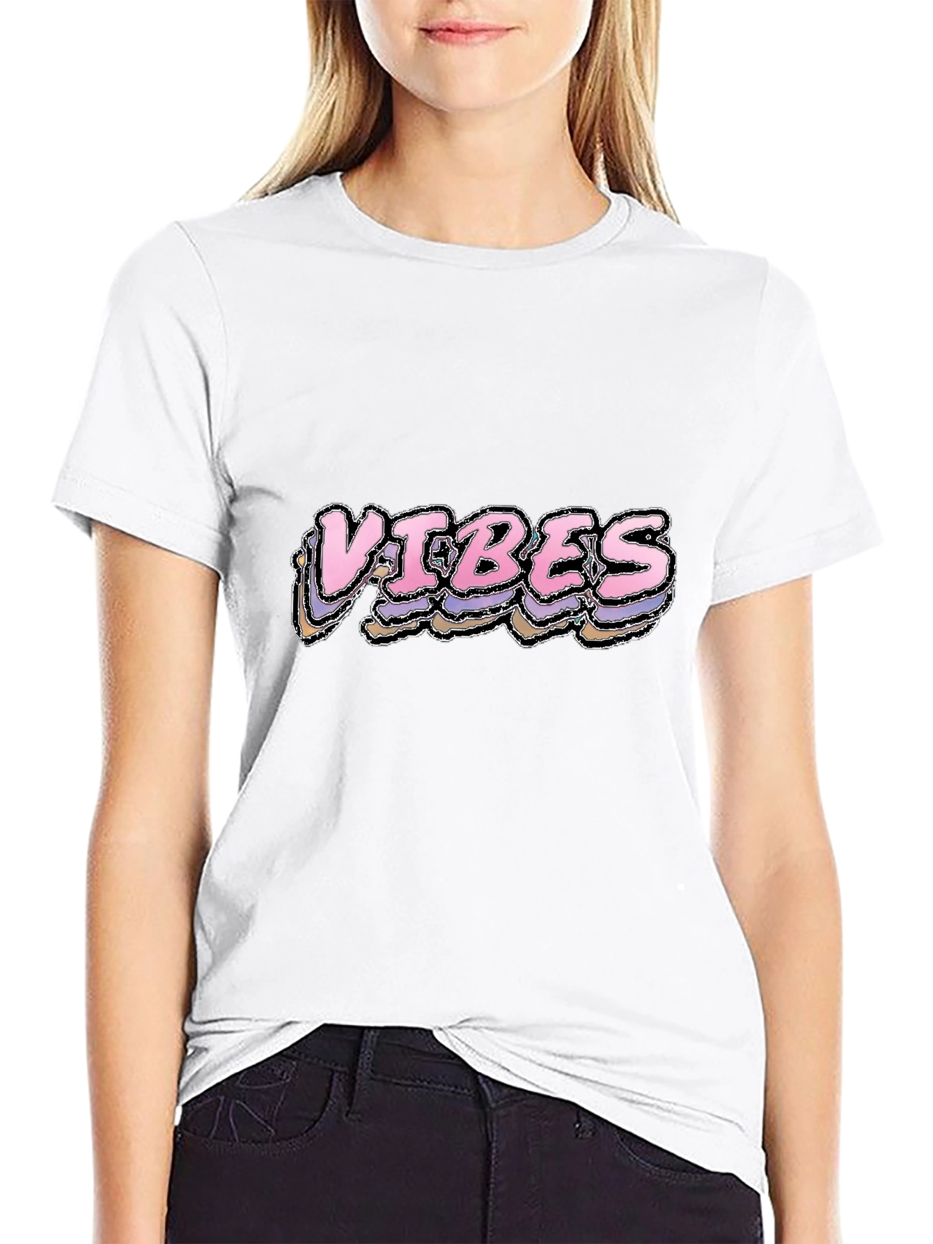 Vibes Graphic T-Shirt - Stylish Comfort