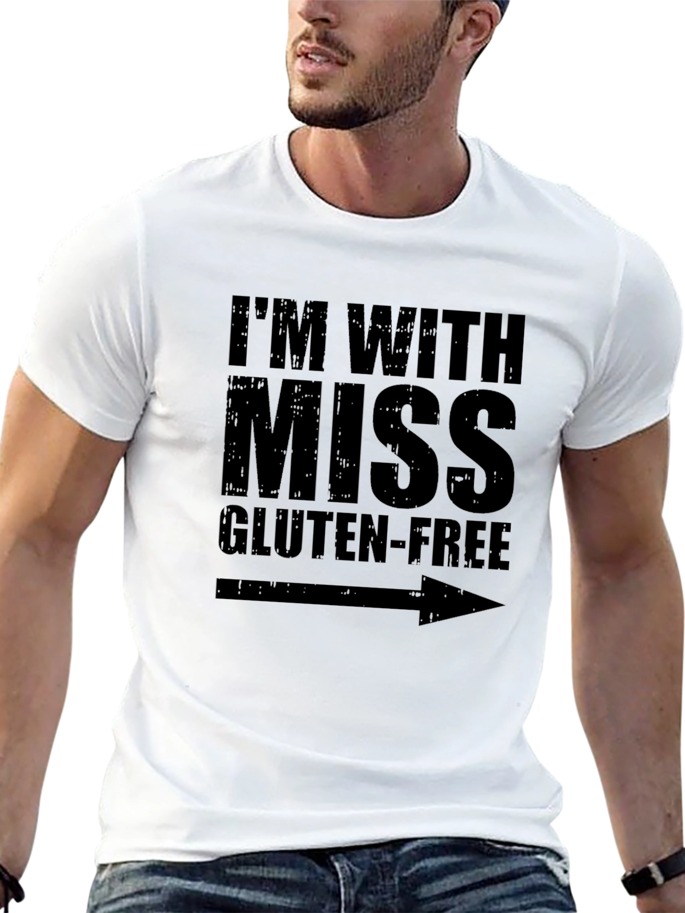 Im With Miss Gluten-Free Graphic T-Shirt