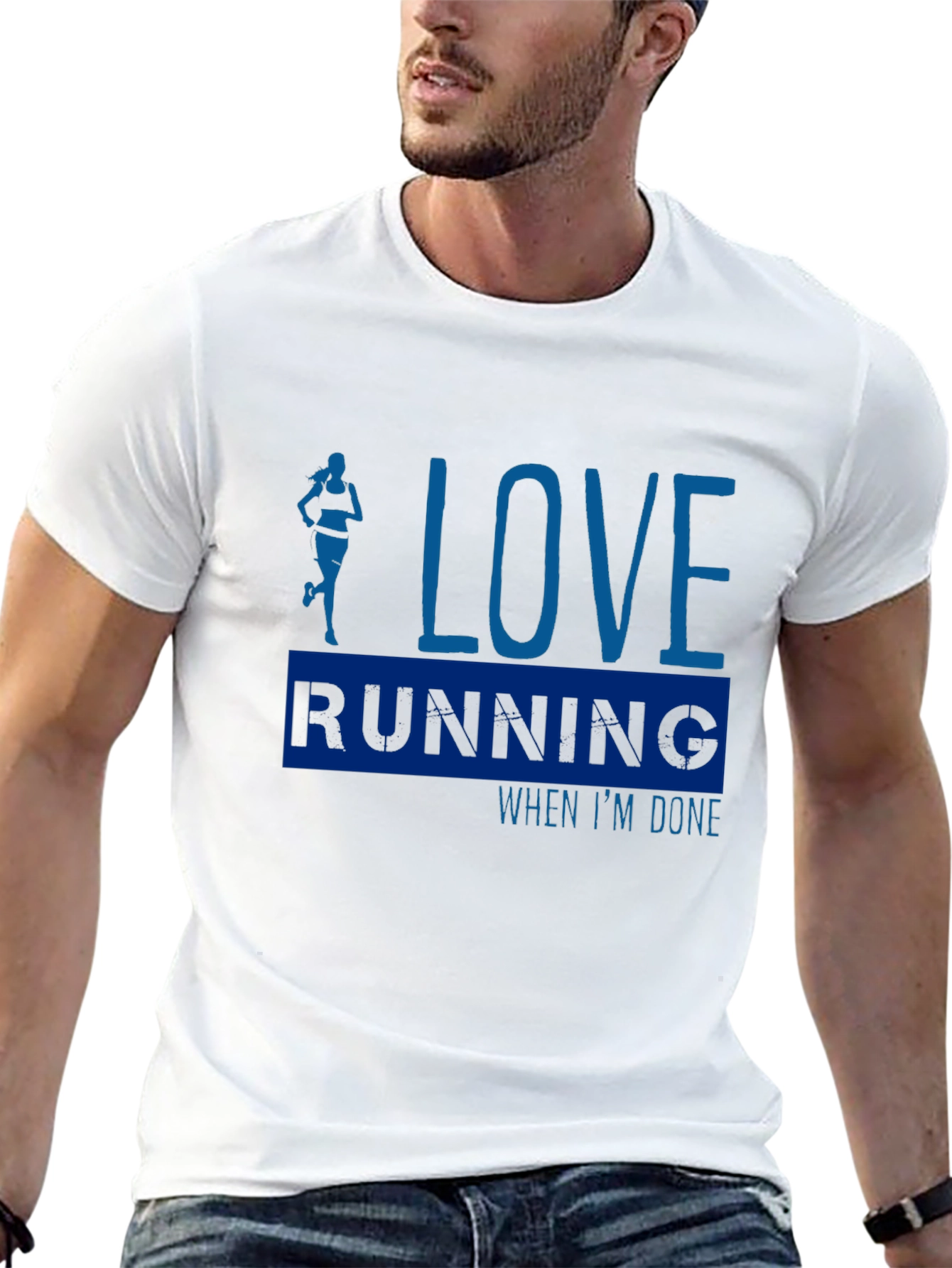 Love Running Black T-Shirt