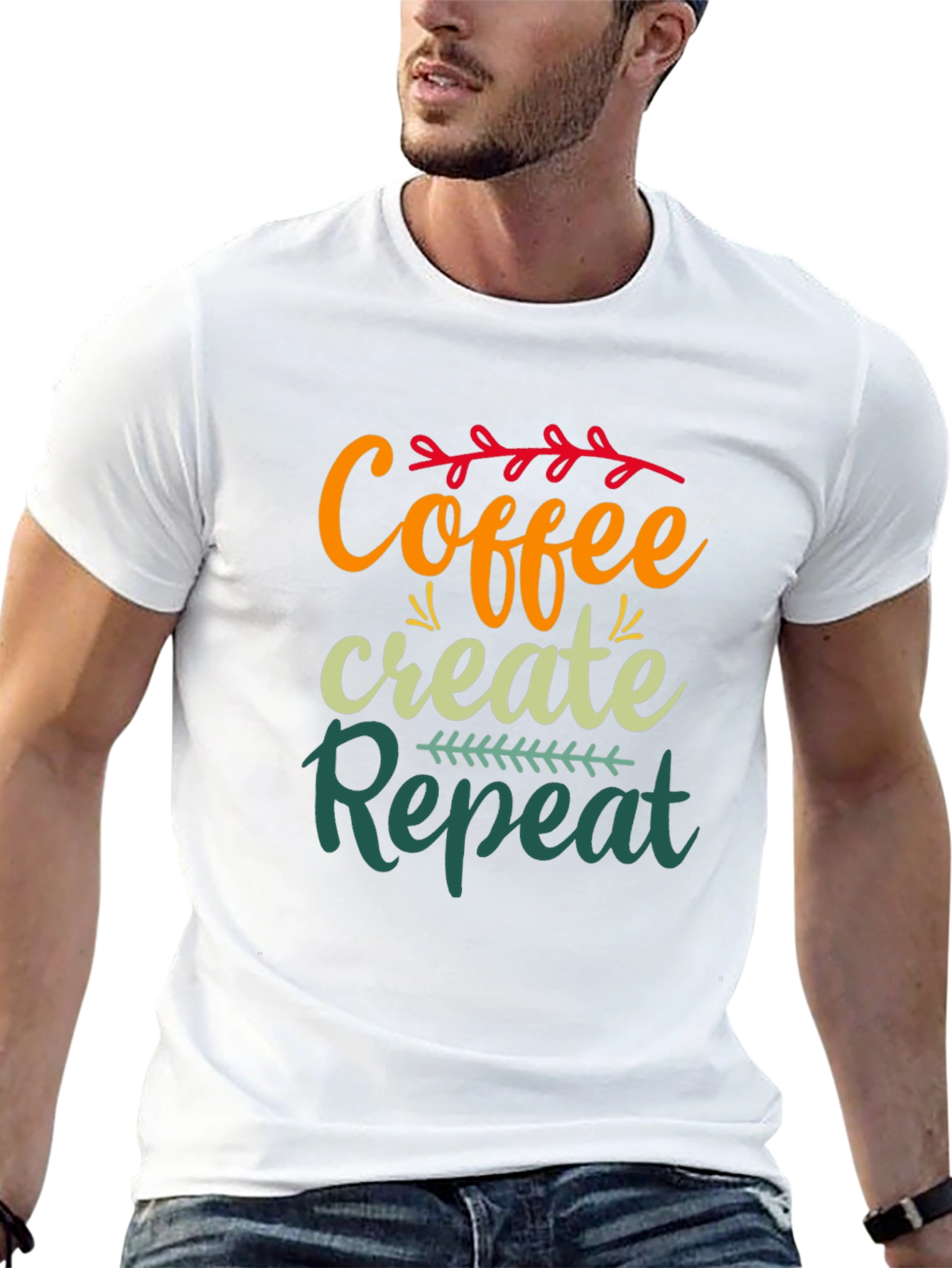 Coffee Create Repeat Graphic Tee