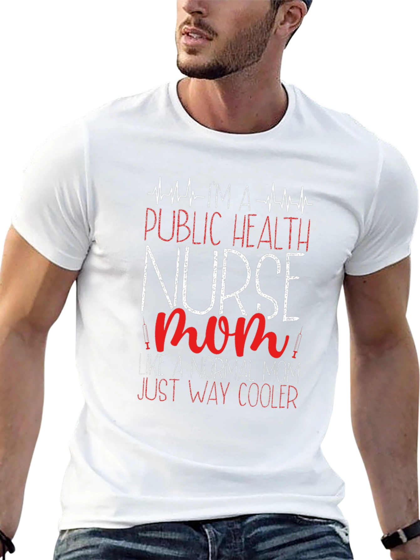 Public Health Nurse Mom T-Shirt - Cool Mom Tee