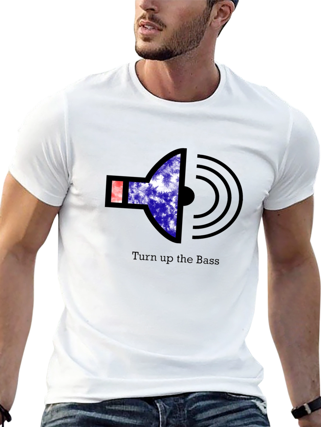 Turn Up The Bass Graphic T-Shirt